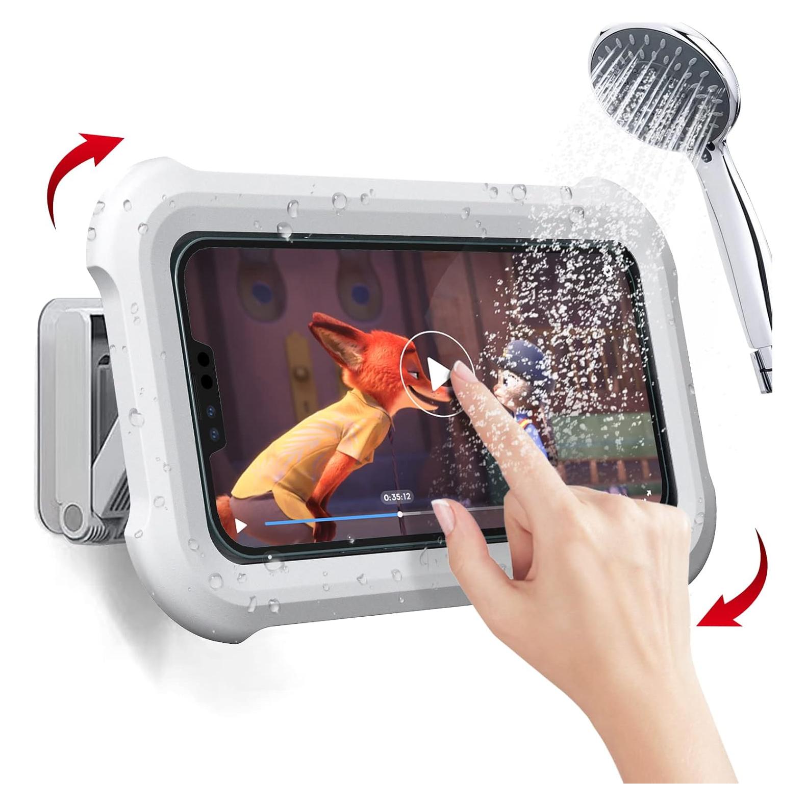 Soporte de teléfono impermeable OOLYCIO para ducha 480°