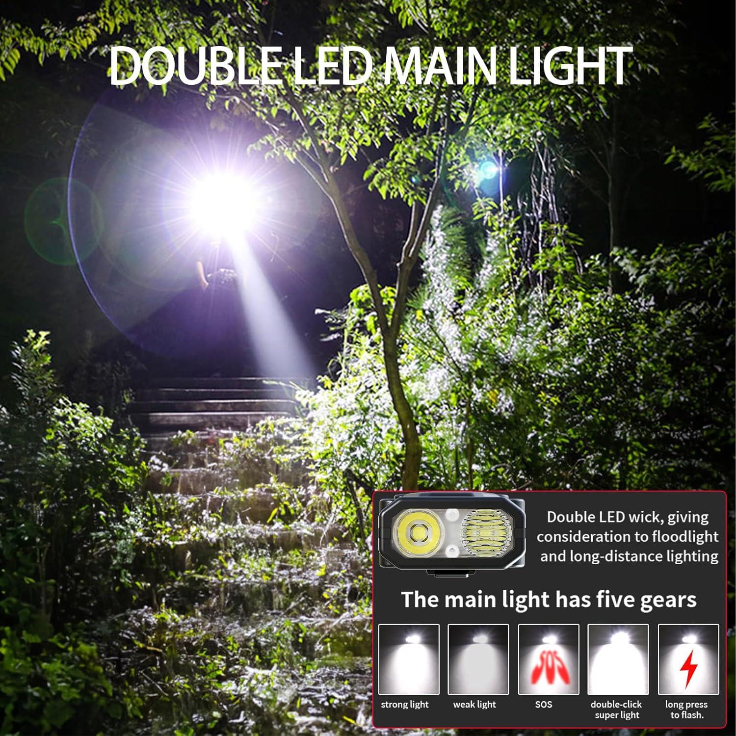 Linterna Táctica Ciwuzxs DT007 LED 1500LM Recargable USB-C