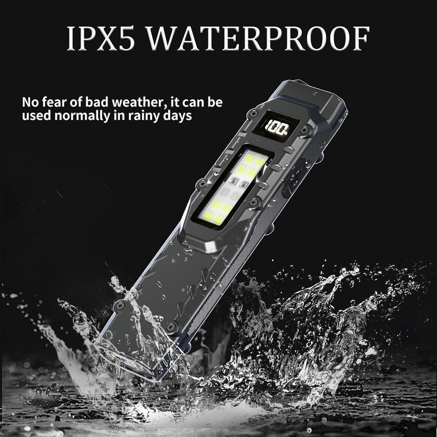 Linterna Táctica Ciwuzxs DT007 LED 1500LM Recargable USB-C