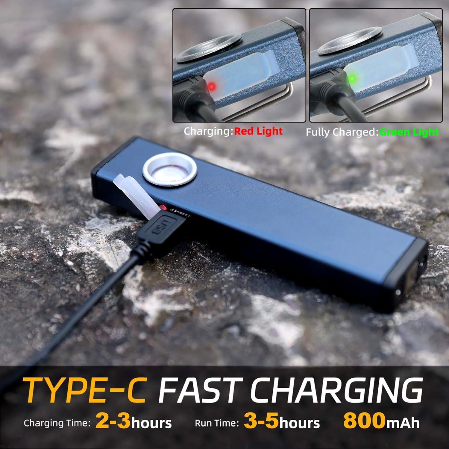 Linterna Recargable Lexall LED 600 Lúmenes Portátil 1 pc