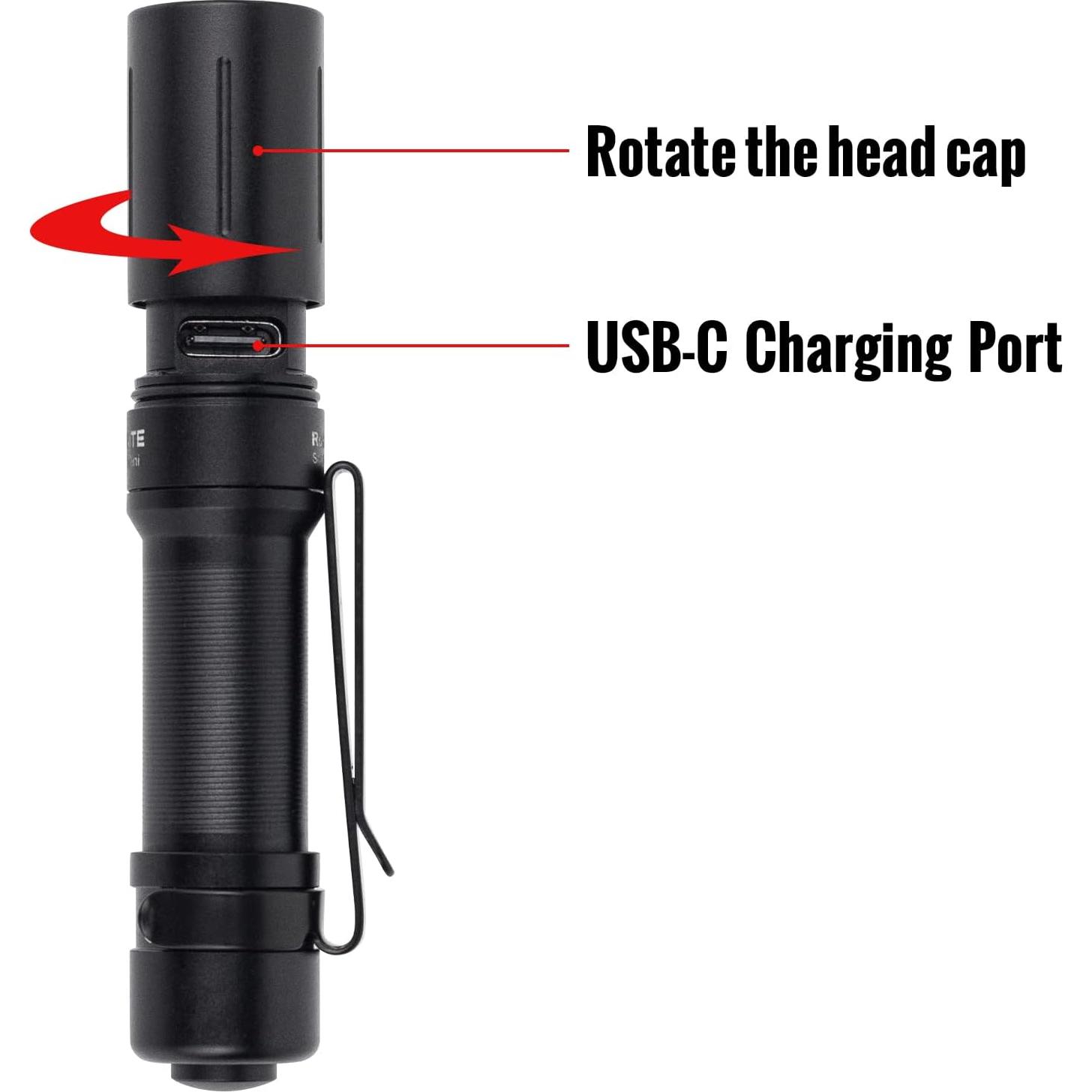 Linterna EDC ThruNite Archer Mini 405 Lúmenes Recargable USB-C