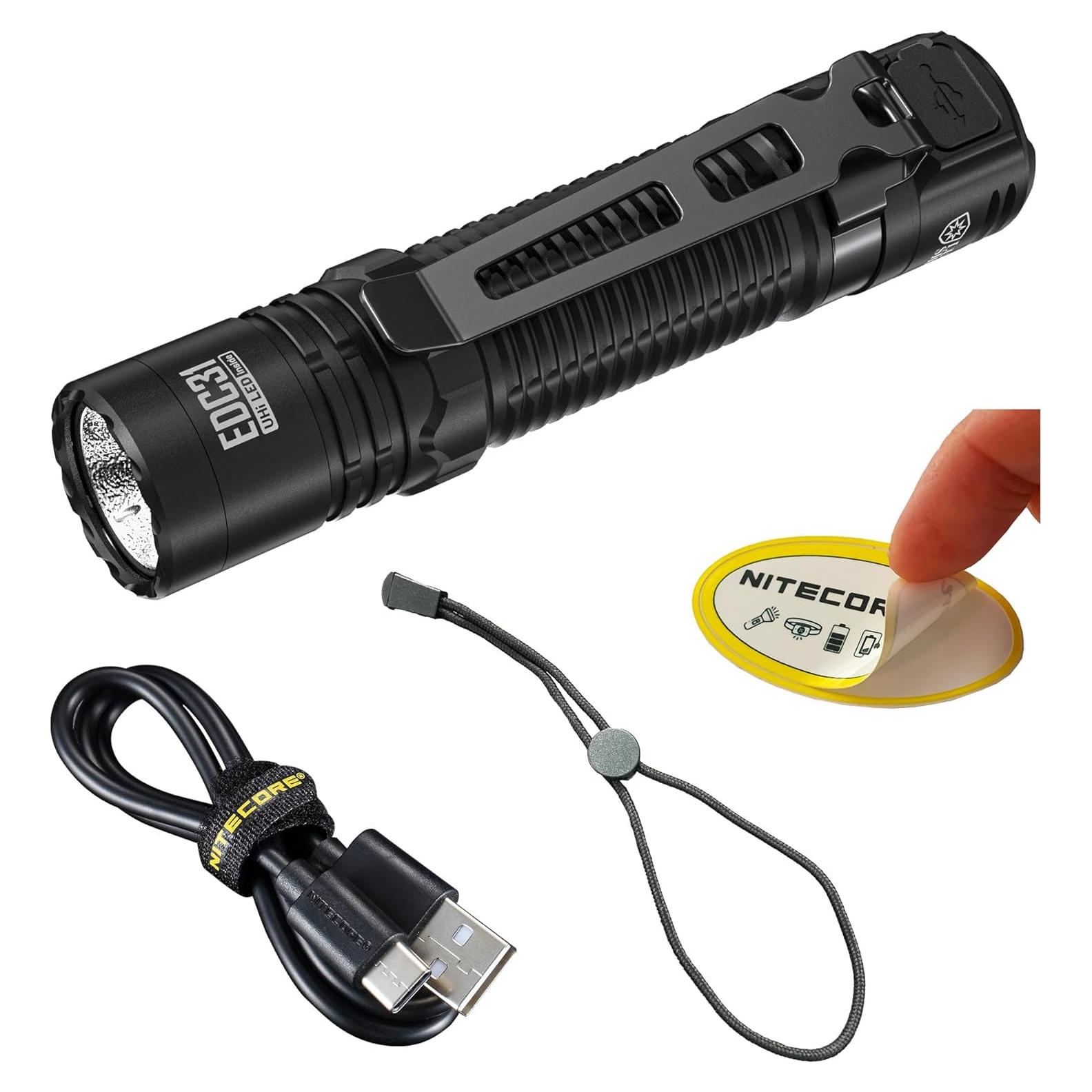 Linterna EDC Nitecore EDC31 3500 Lúmenes Recargable USB-C