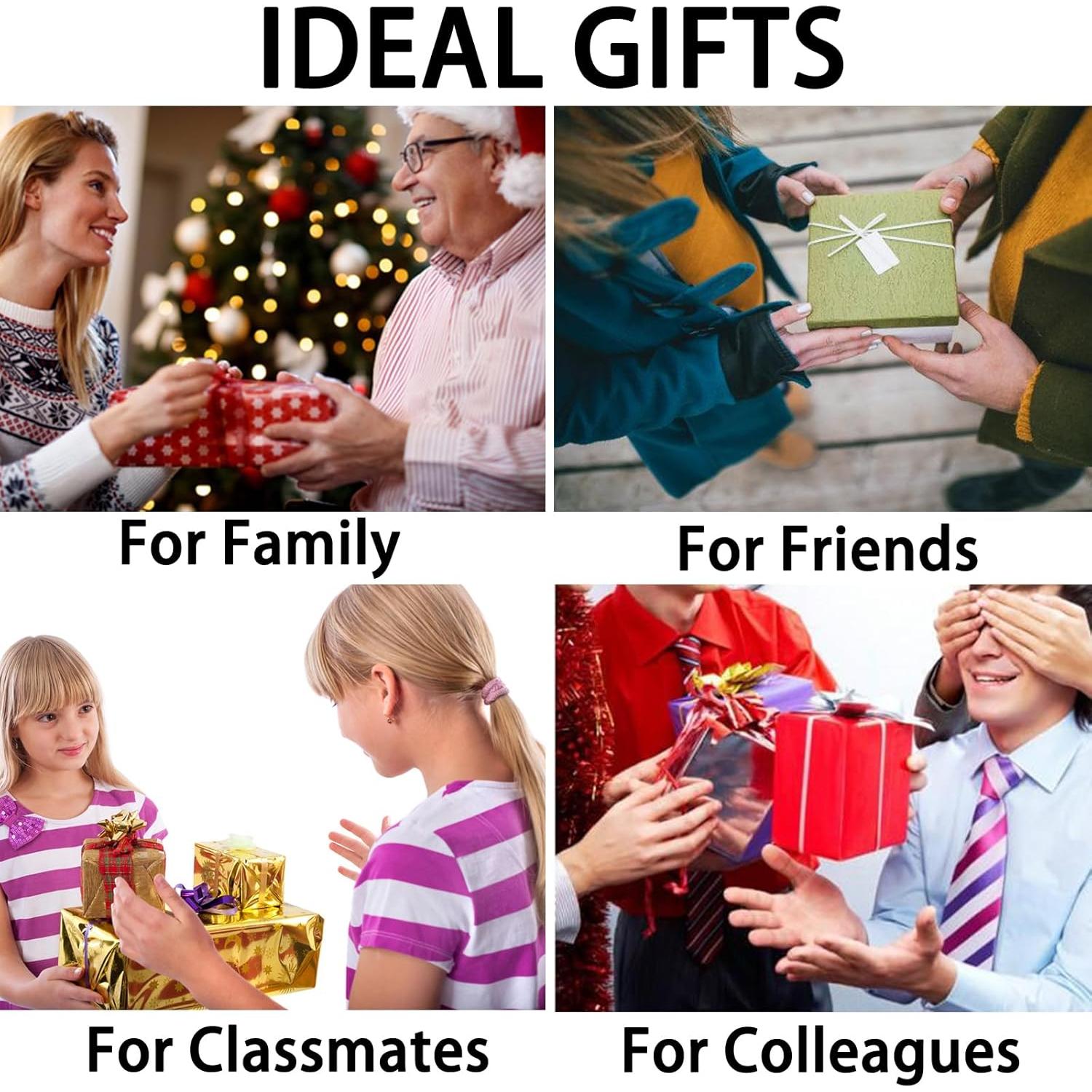 Mini Linterna LED de Llavero Daemson - 8 Piezas Multicolor