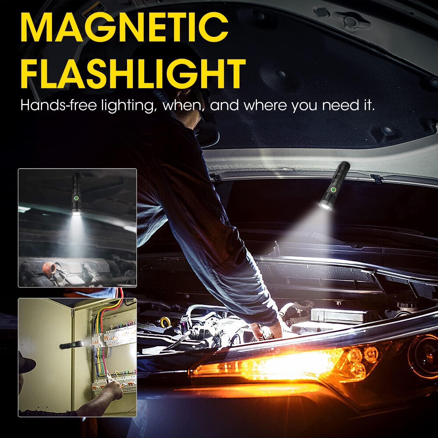 Linterna LED Recargable Spriak K2301S 2 Paquetes Alta Potencia