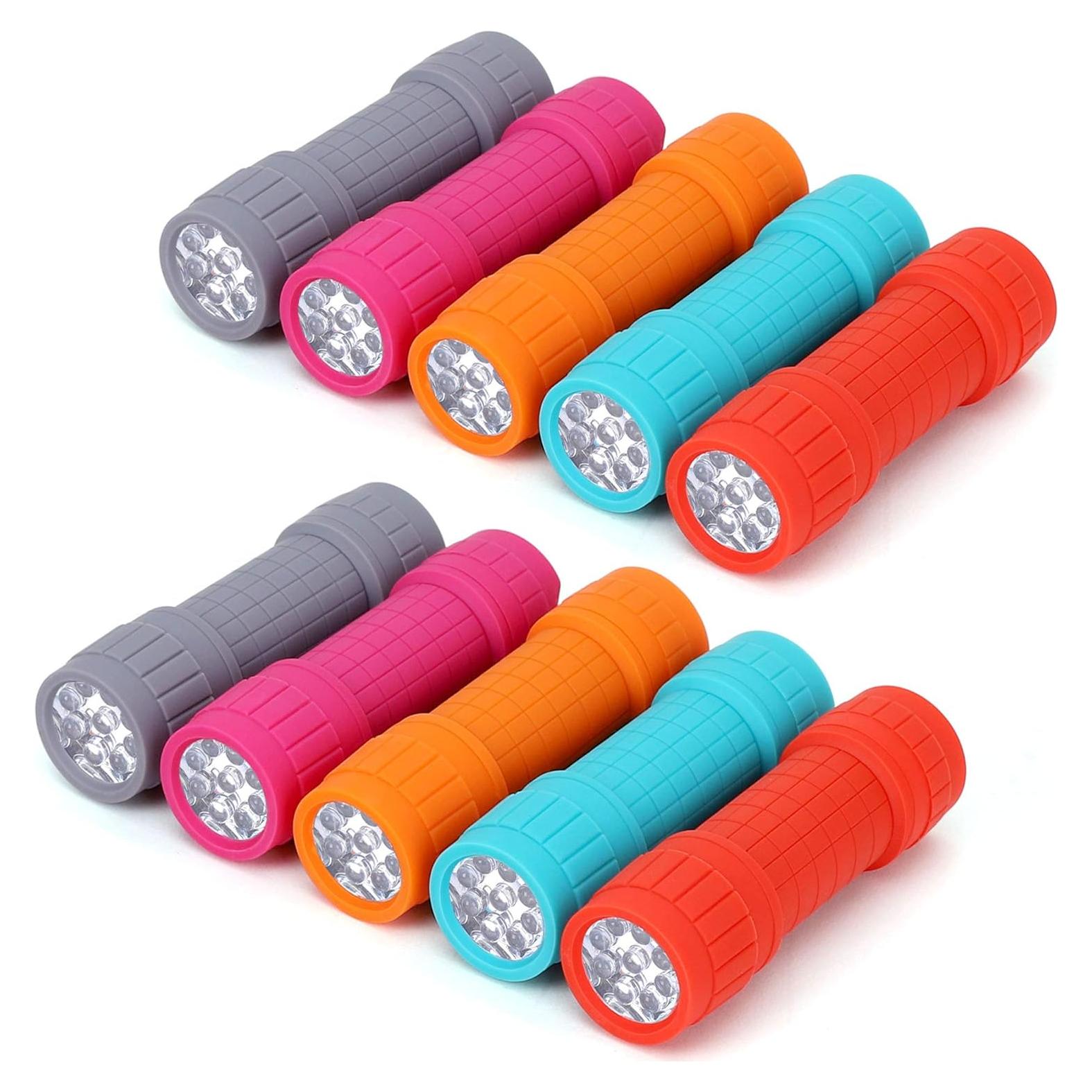 Juego de 10 Linternas LED FASTPRO con Baterías AAA Incluidas