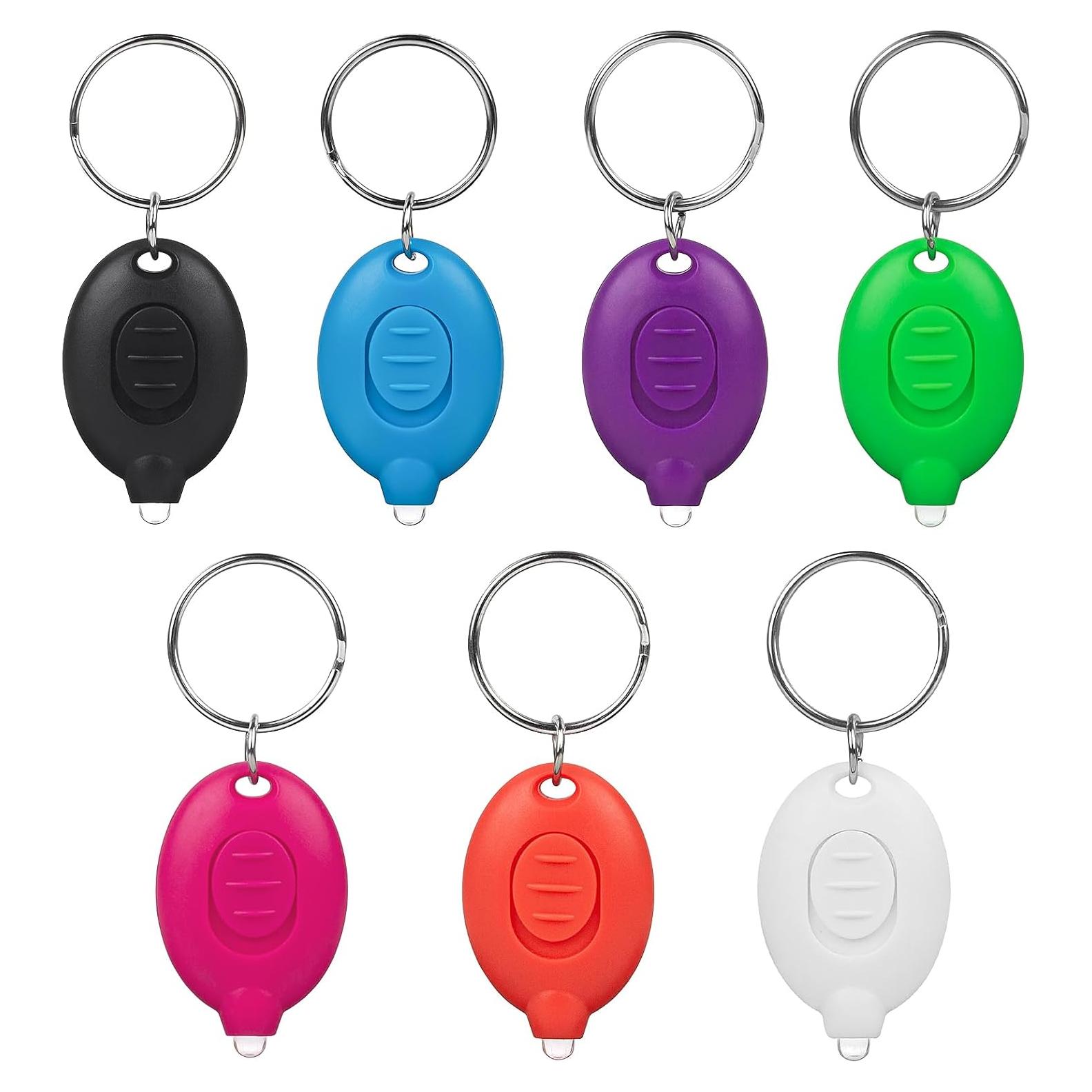 Linterna LED de Llavero Uaimvie 7 Pcs Ultra Brillante