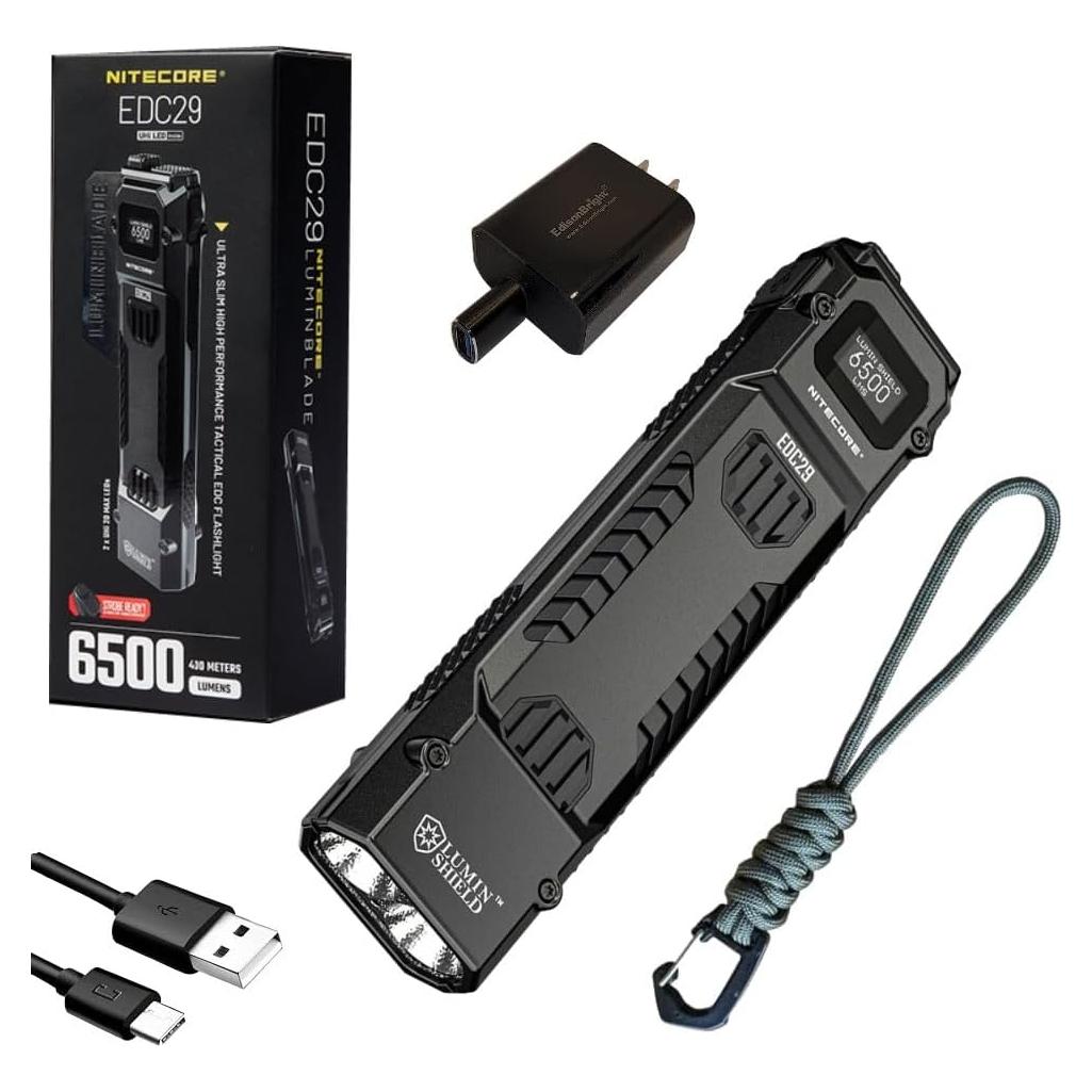 Linterna LED Nitecore EDC29 6500 Lúmenes USB Recargable