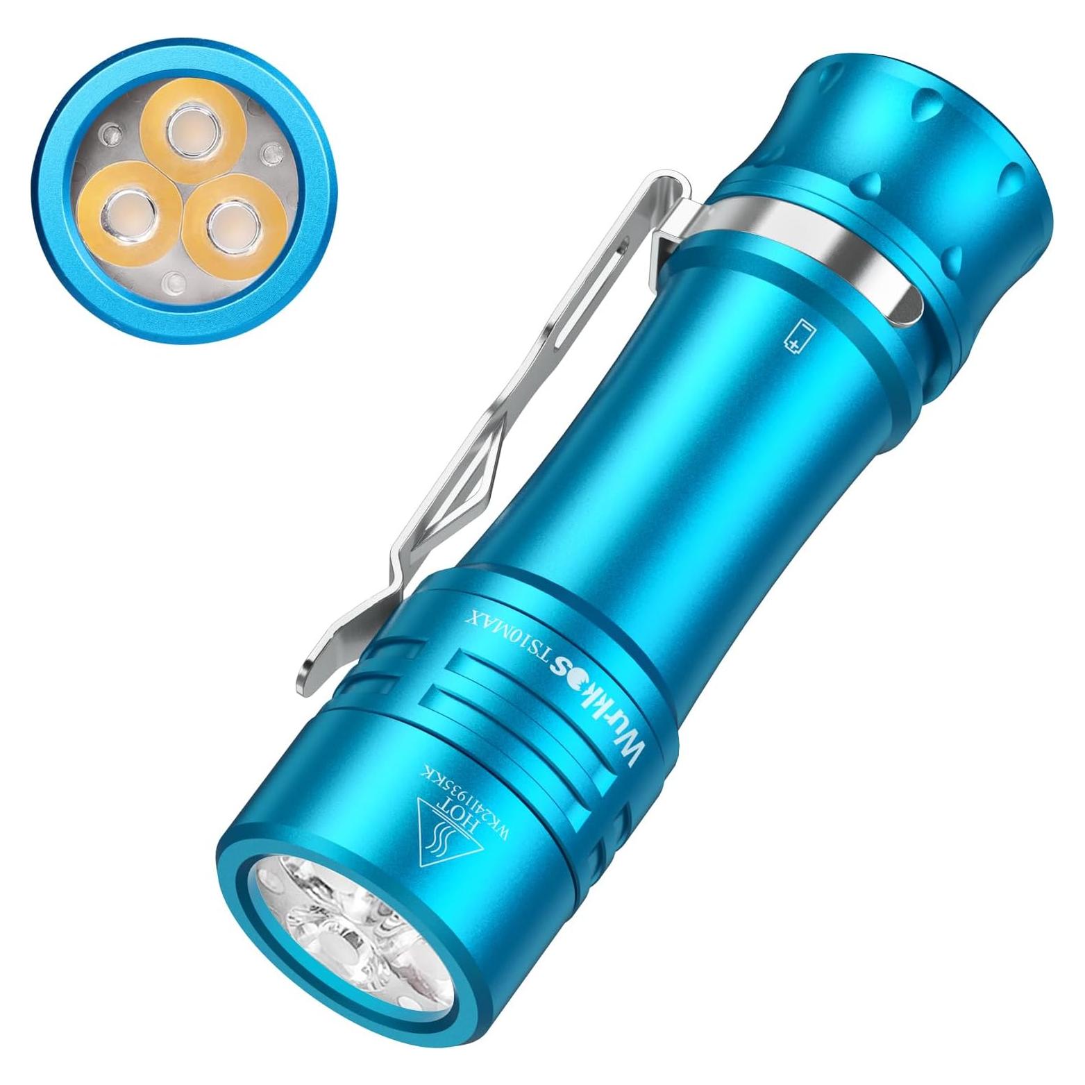 Linterna LED Wurkkos TS10 MAX 2500 Lúmenes Recargable