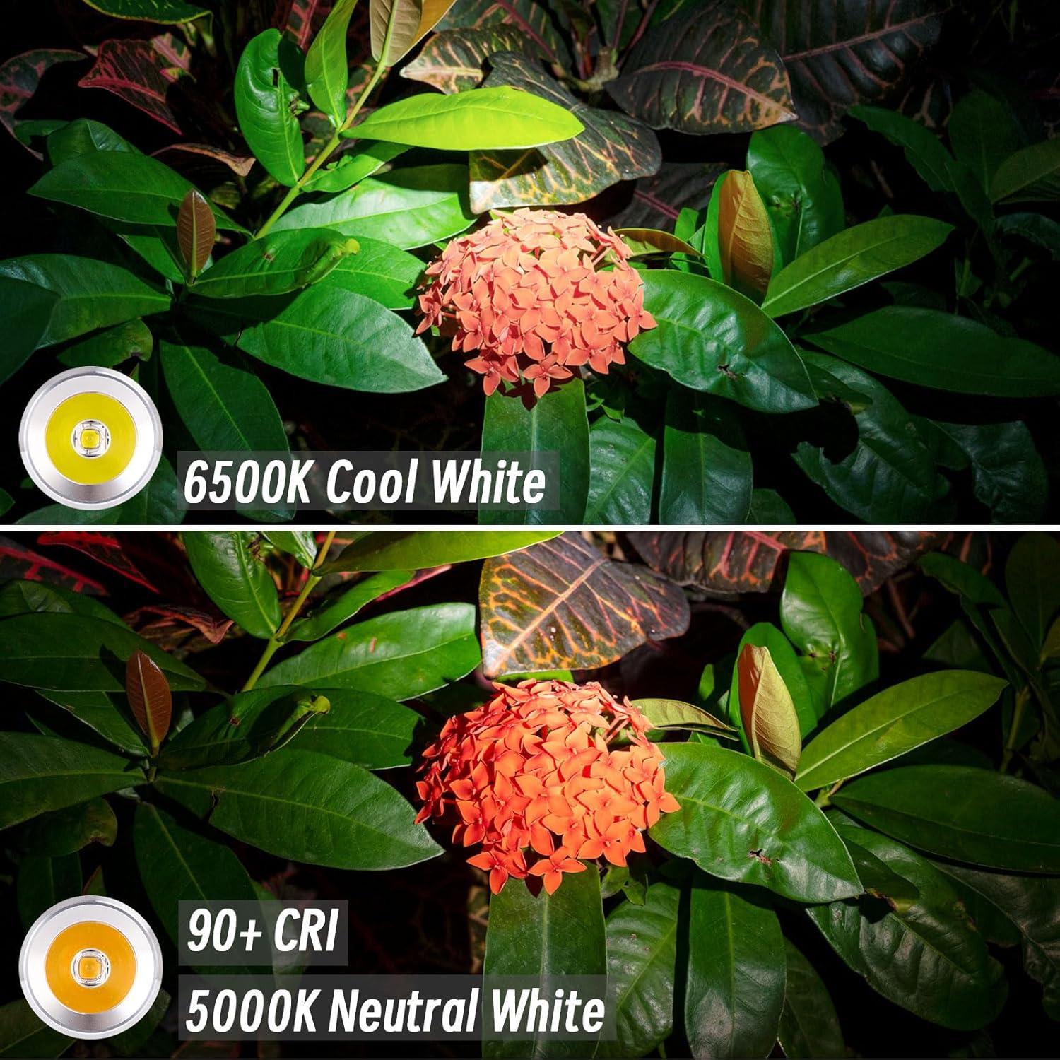 Linterna de Llavero RovyVon A8 USB C 650 Lúmenes Recargable