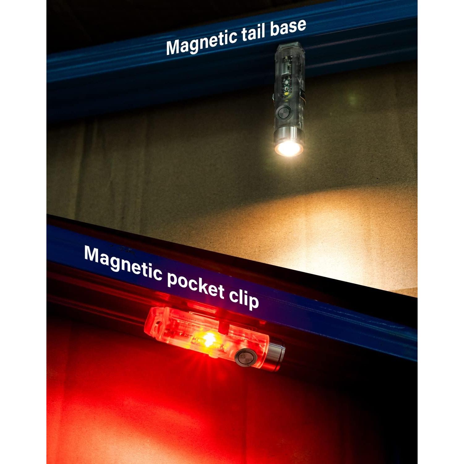 Linterna de Llavero RovyVon A8 USB C 650 Lúmenes Recargable