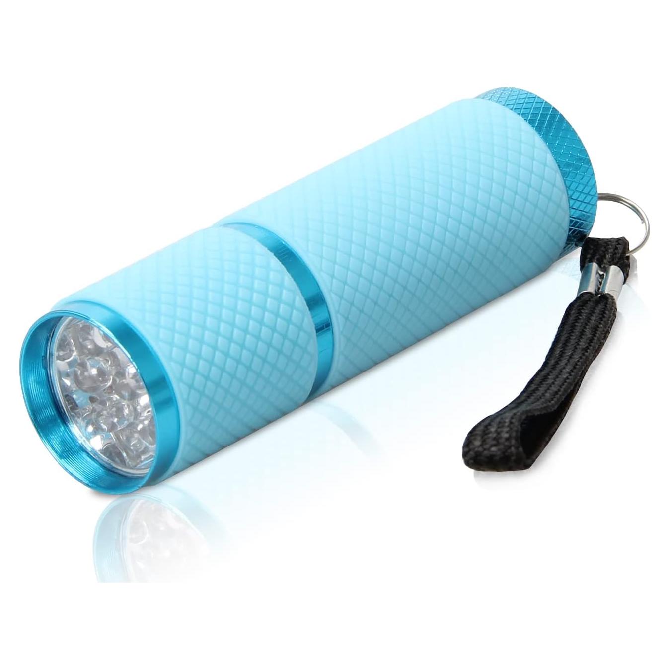 Linterna LED Pequeña AHIER Azul 10.16cm para Camping