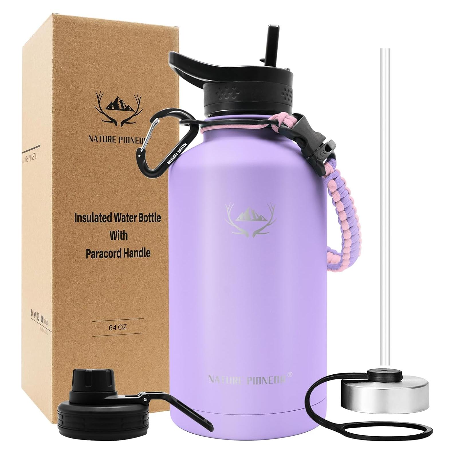 Botella de Agua Aislada NATURE PIONEOR 1.89L Acero Inoxidable