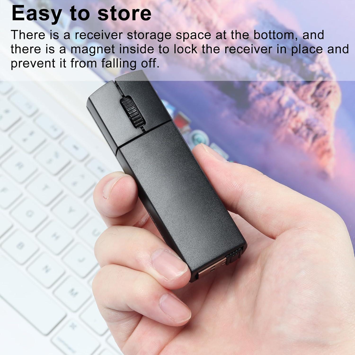 Ratón Inalámbrico Bluetooth COMESPAC Mini 1200 DPI Negro