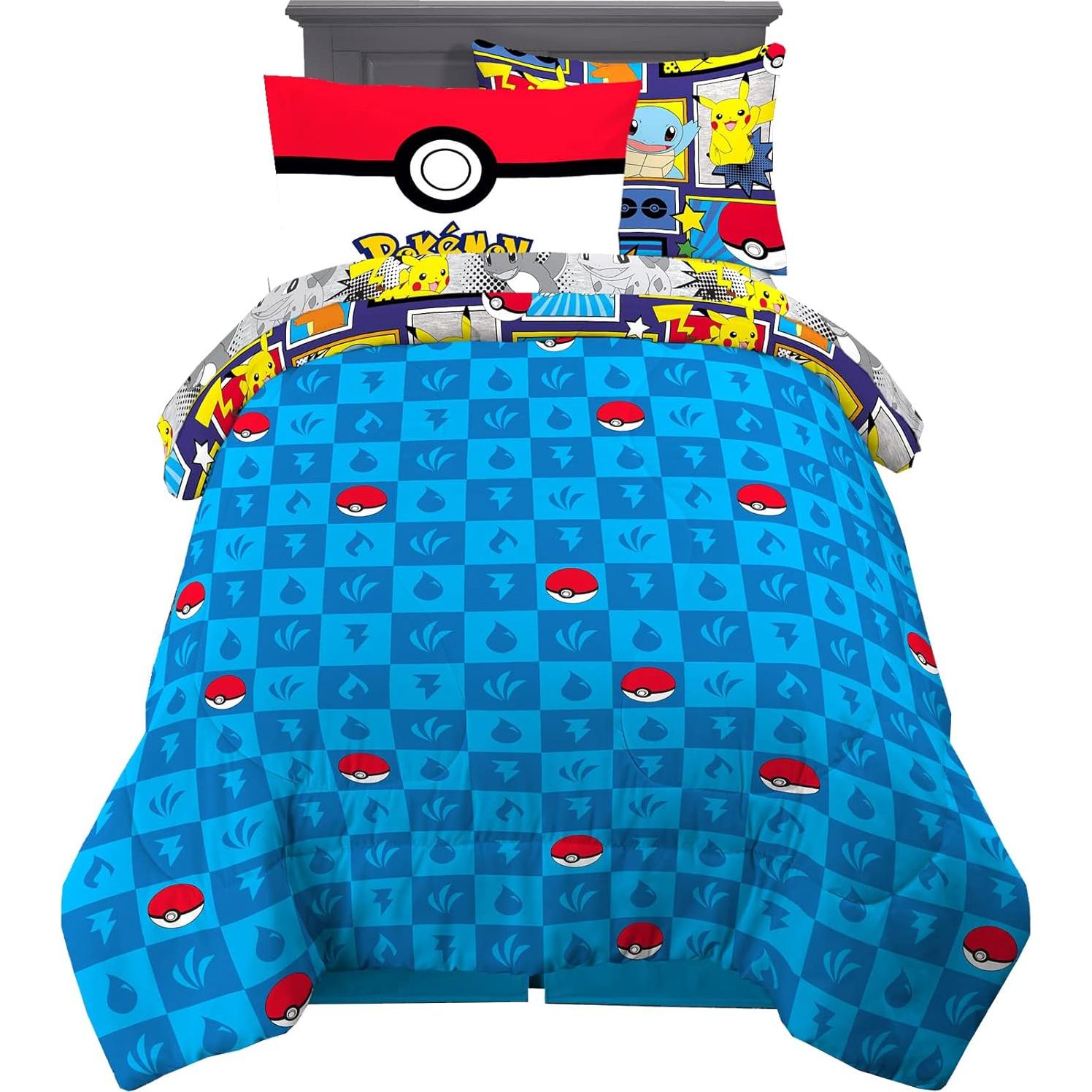 Juego de Cama Franco Kids 5 Piezas Pokemon Individual