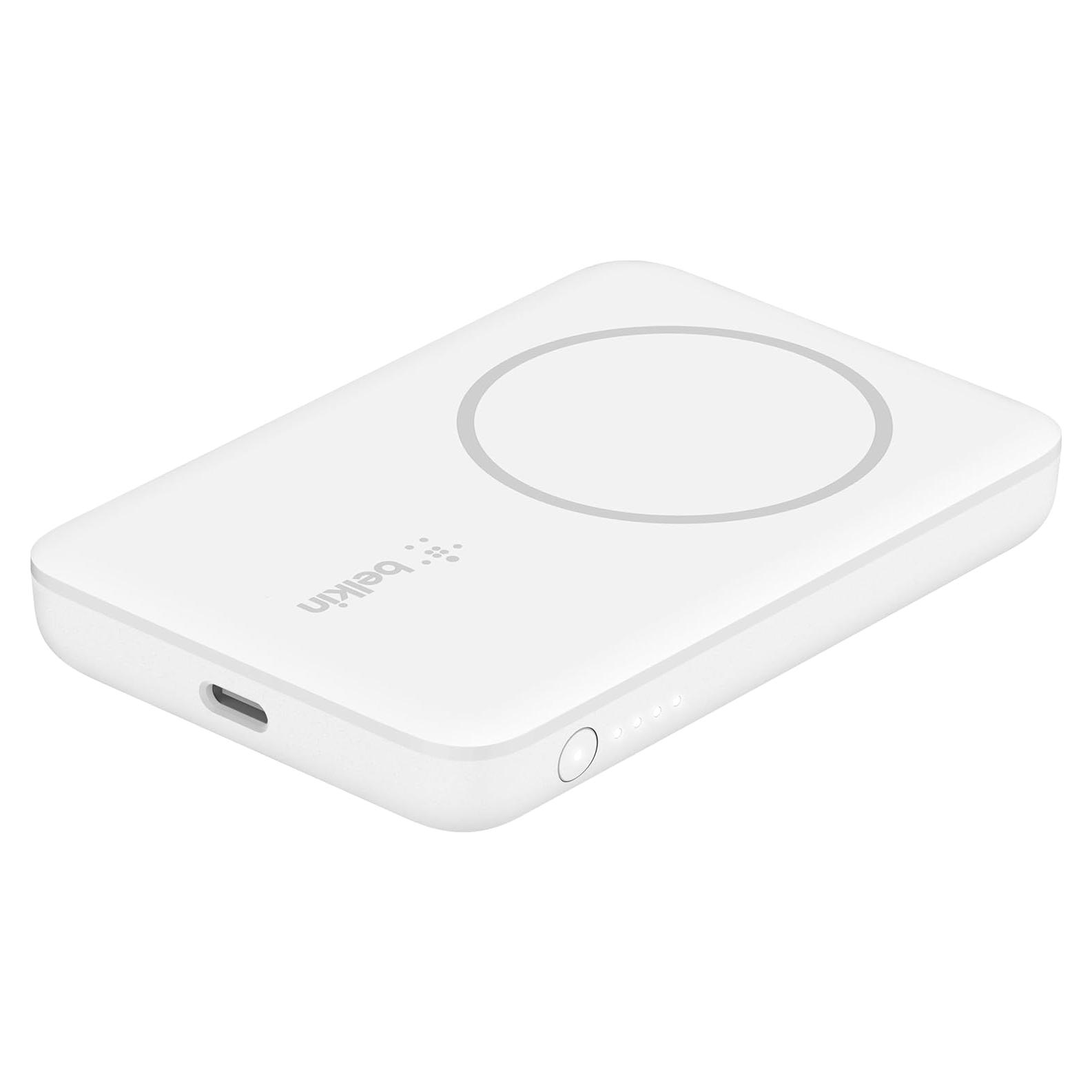 Cargador Portátil Inalámbrico MagSafe Belkin 2500mAh Blanco