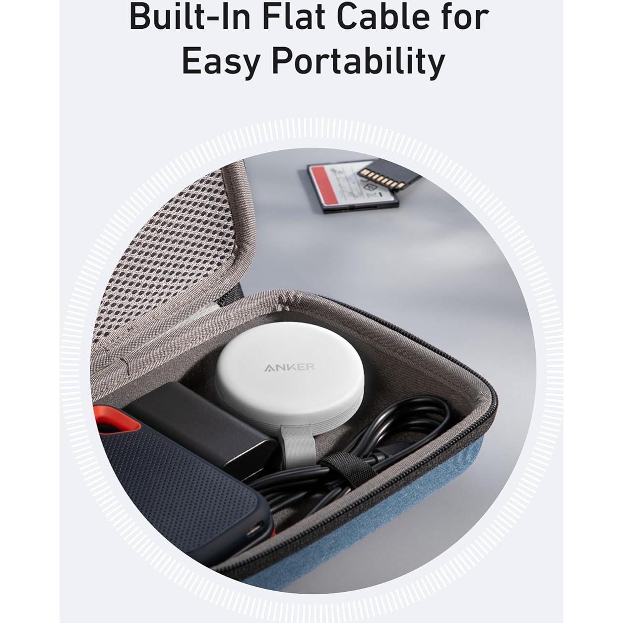 Adaptador USB-C Anker MagGo para iPhone 16/15, Lector SD/TF