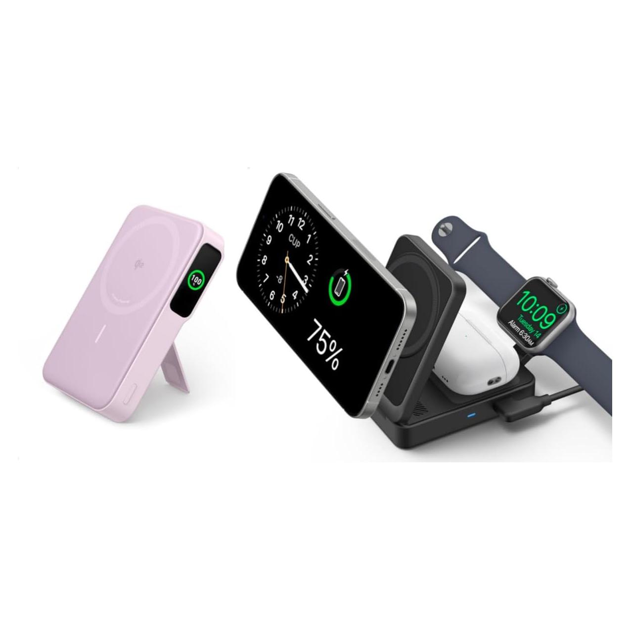 Cargador Portátil Anker MagGo 10,000mAh 15W Qi2 para iPhone