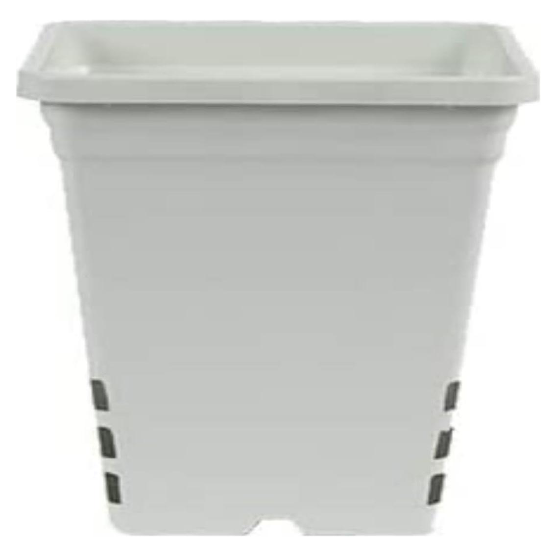 Maceta de Plástico SUNPACK Blanca 23 cm con Drenaje - 1 Unidad