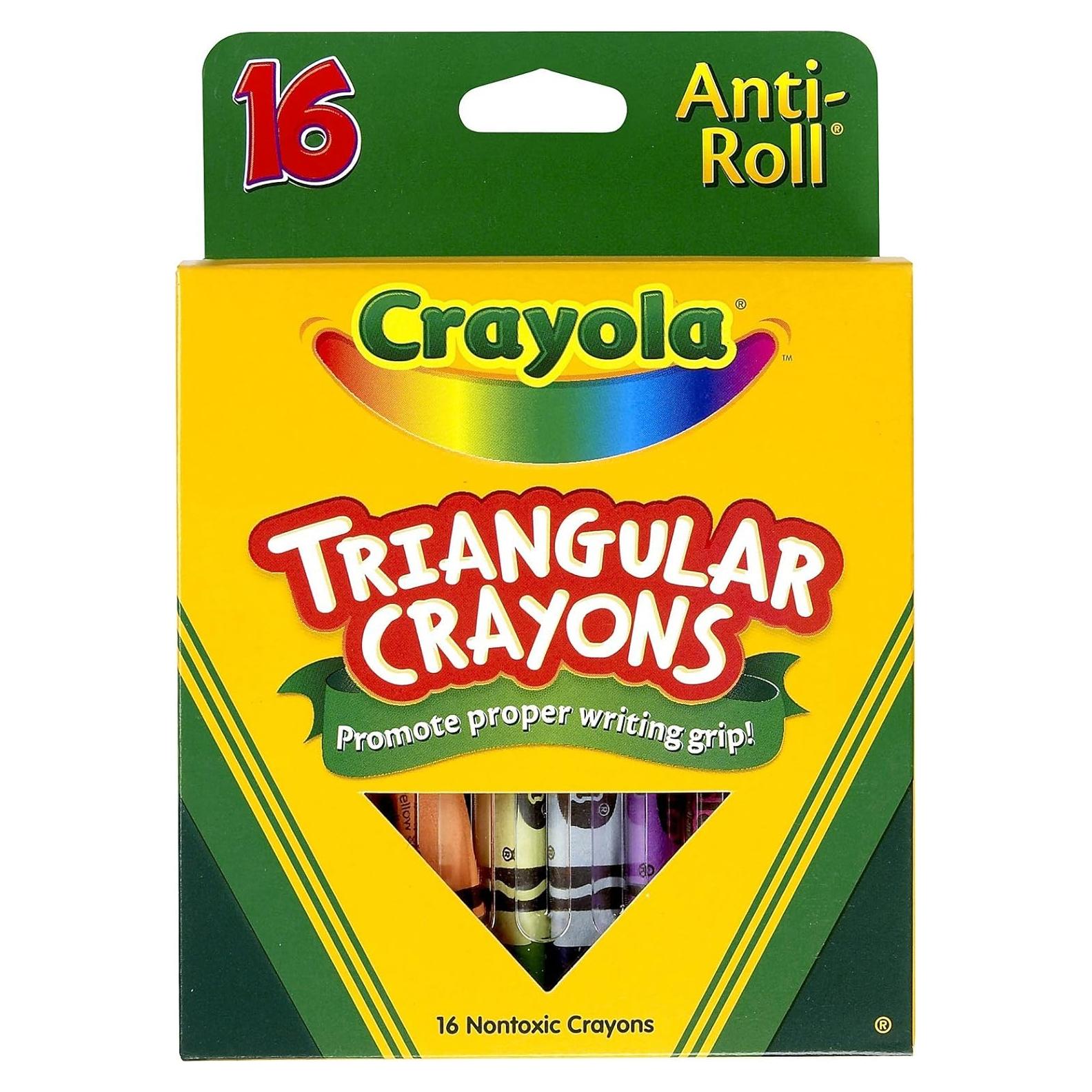 Crayones Antivuelco Crayola Triangulares 27g 15x10cm