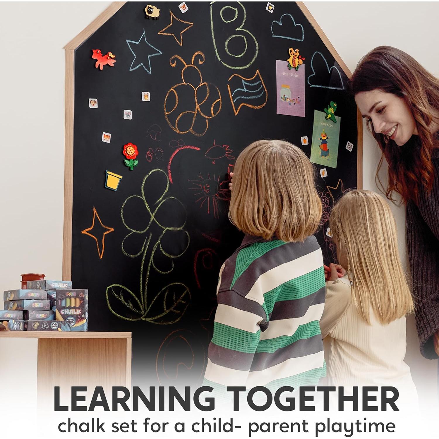 Tizas Mini JOYIN 36 Cajas Multicolor No Tóxicas 3+