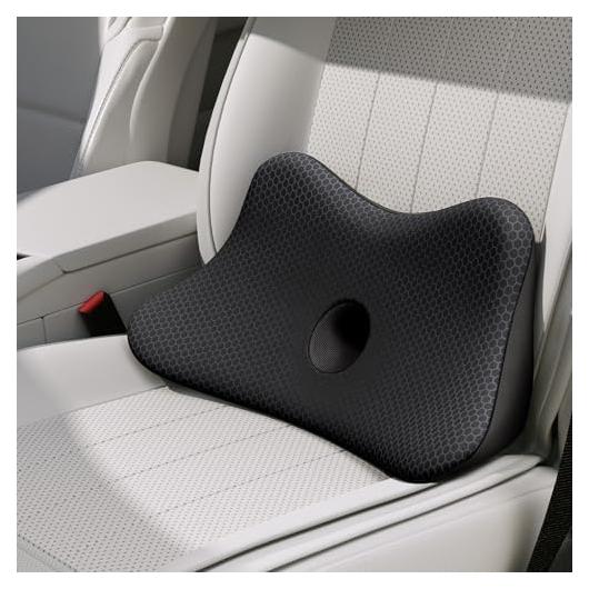 Almohada Soporte Lumbar Benazcap Espuma Viscoelástica Negro