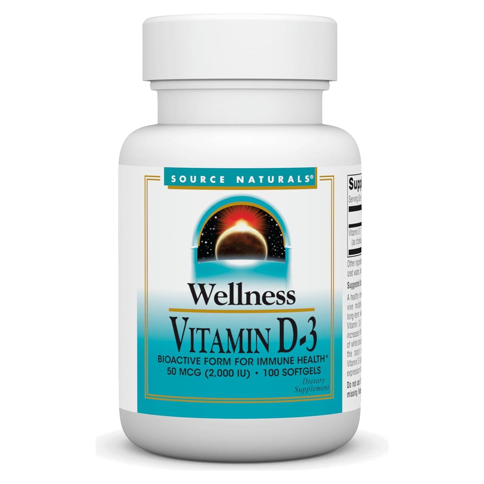Vitamina D-3 Source Naturals 22.68g para Salud Inmunológica