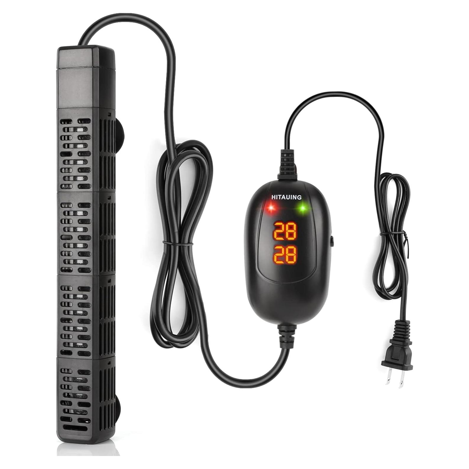 Calentador de Acuario HiTauing 300W Sumergible con Control Digital