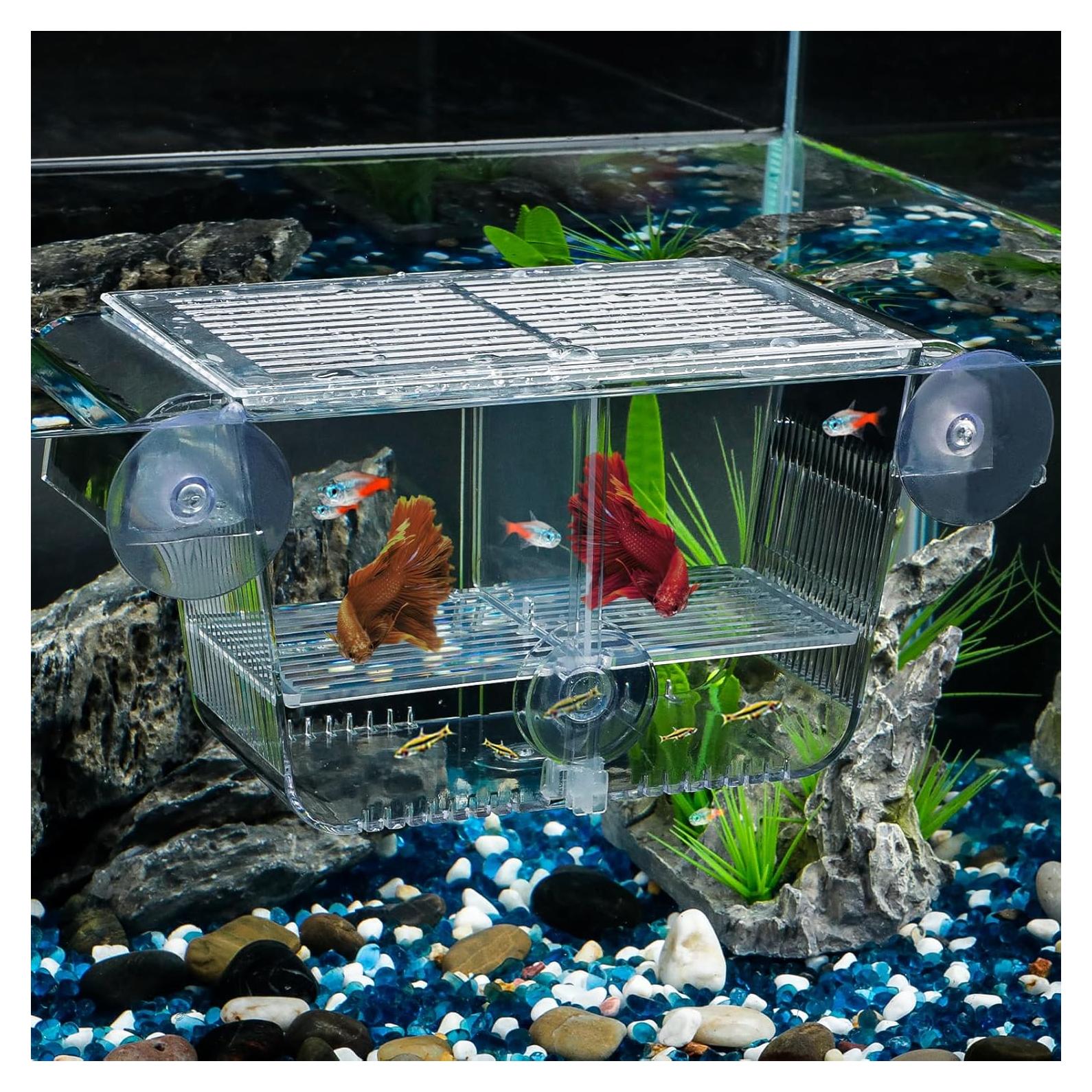 Caja de Cría Mediana Pawfly para Alevines de Peces 14x9.1x9.9cm