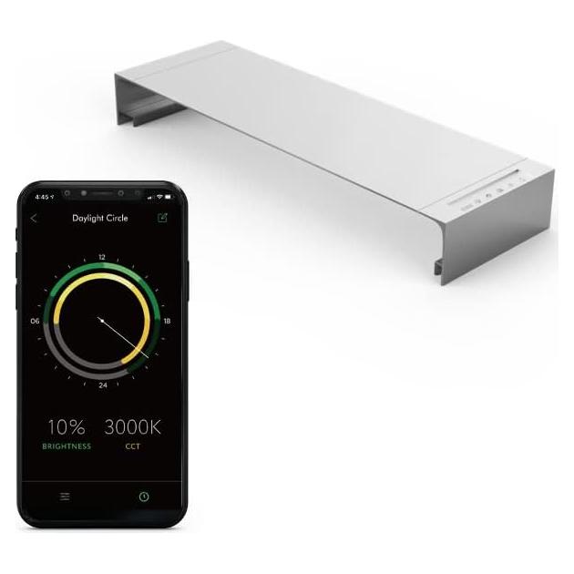 Luz LED para Acuario ONF Flat One+ 24" Amarillo Blanco 70W