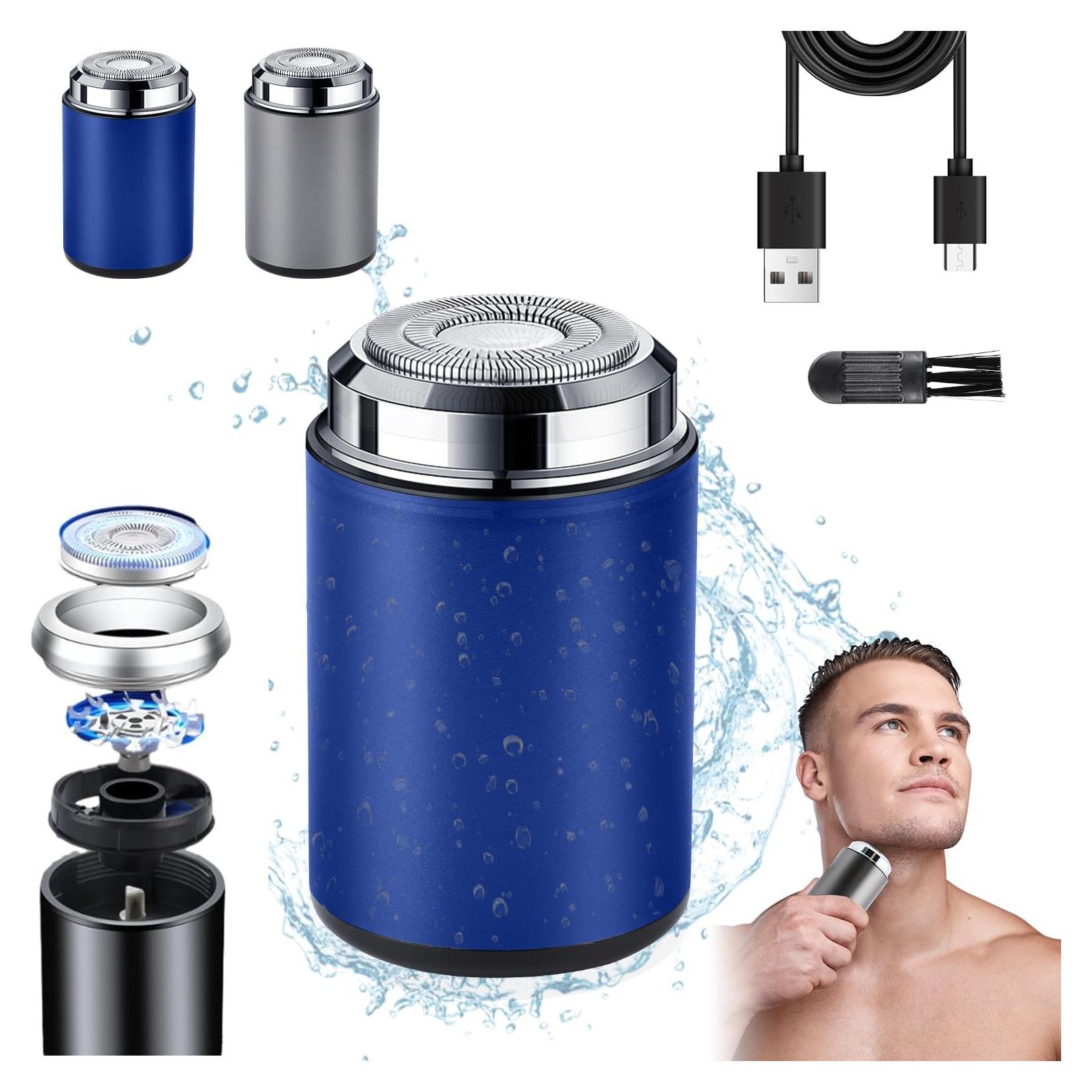 Mini Afeitadora Eléctrica Portátil Denir Bonee FN9 Azul