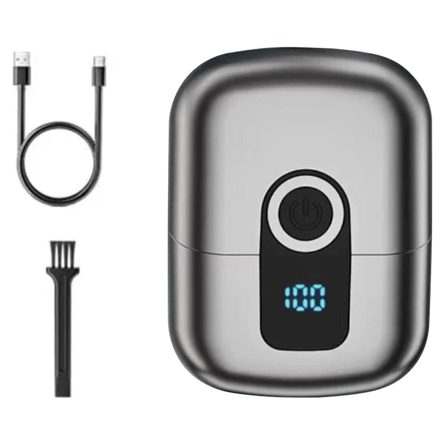 Afeitadora Eléctrica Mini Portátil CHEN Doble Cabezal Impermeable