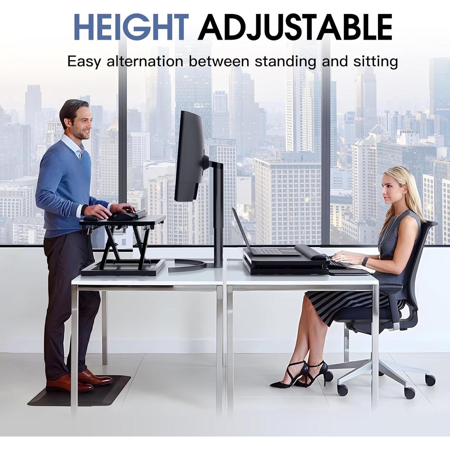 Soporte de Teclado y Ratón Ergonómico RQUOIRE Ajustable 5 Niveles