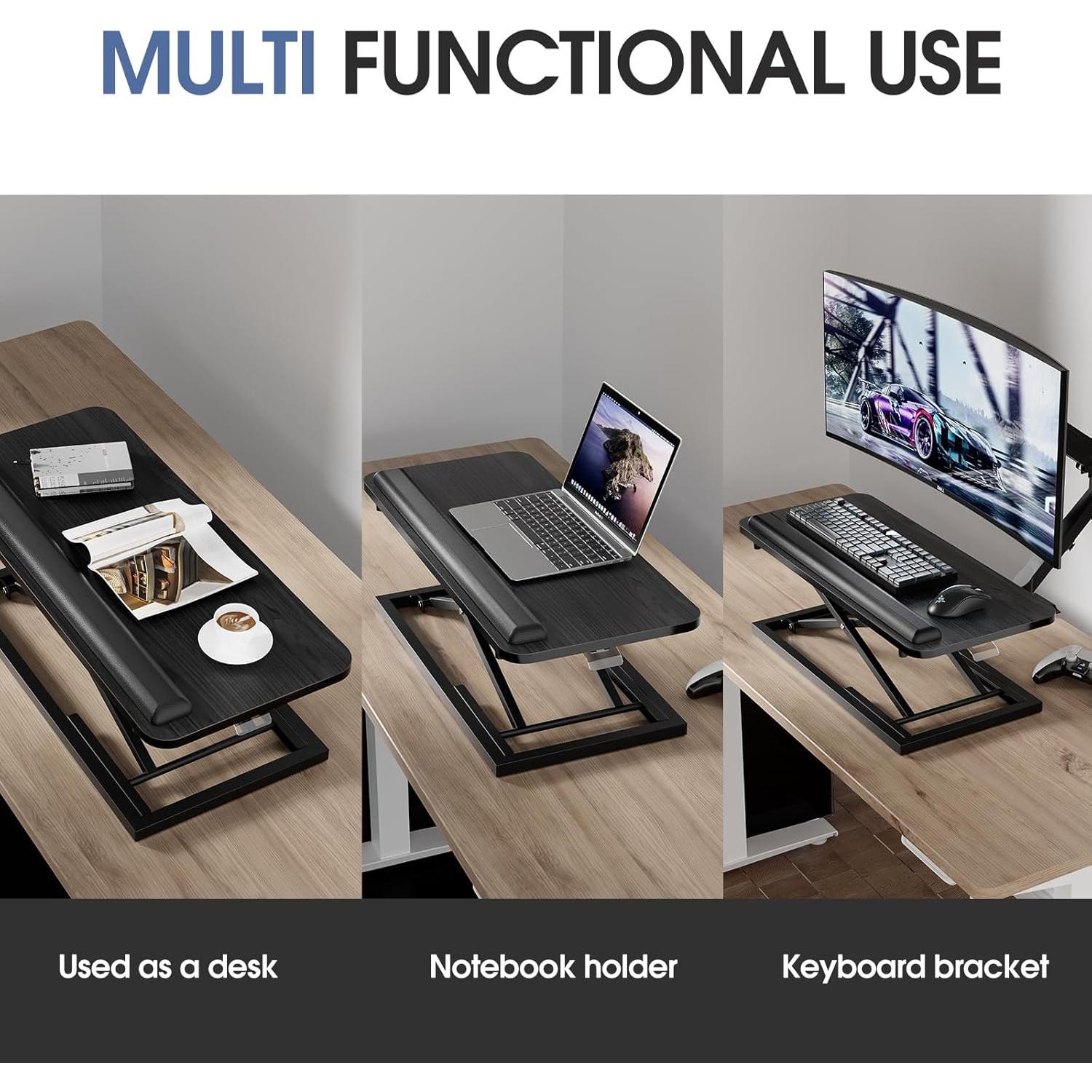 Soporte de Teclado y Ratón Ergonómico RQUOIRE Ajustable 5 Niveles