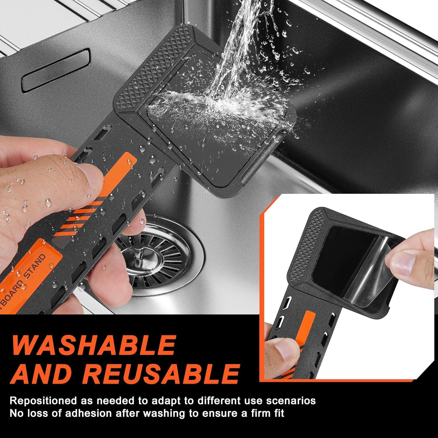 Soporte de Teclado Ajustable MEKASS Naranja Ergonómico