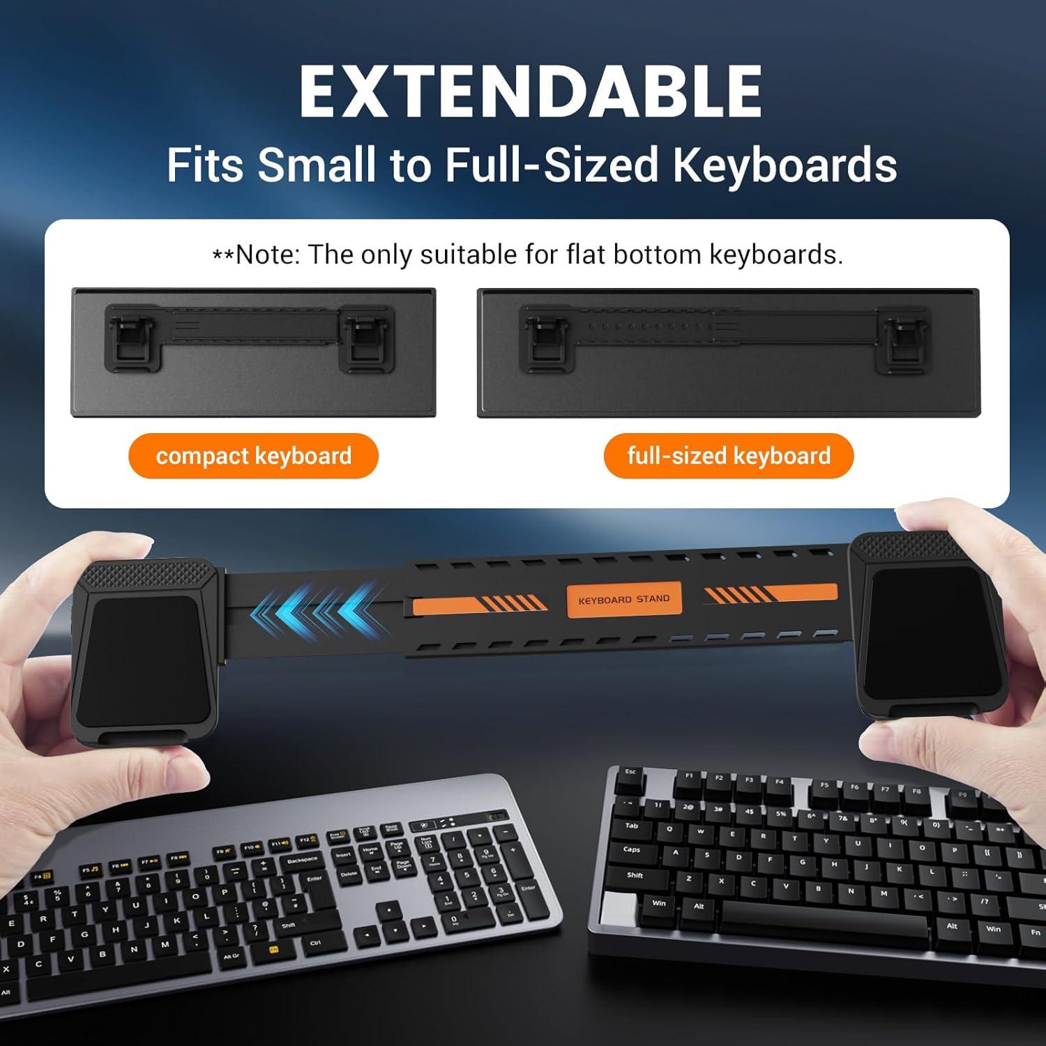 Soporte de Teclado Ergonómico HONKID Ajustable Amarillo