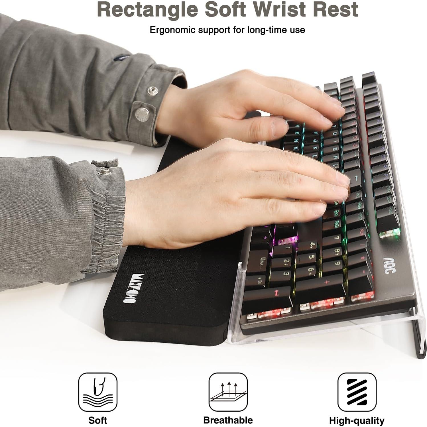 Soporte Elevador de Teclado Ergonómico MAXECHO Acrílico 42.9 cm