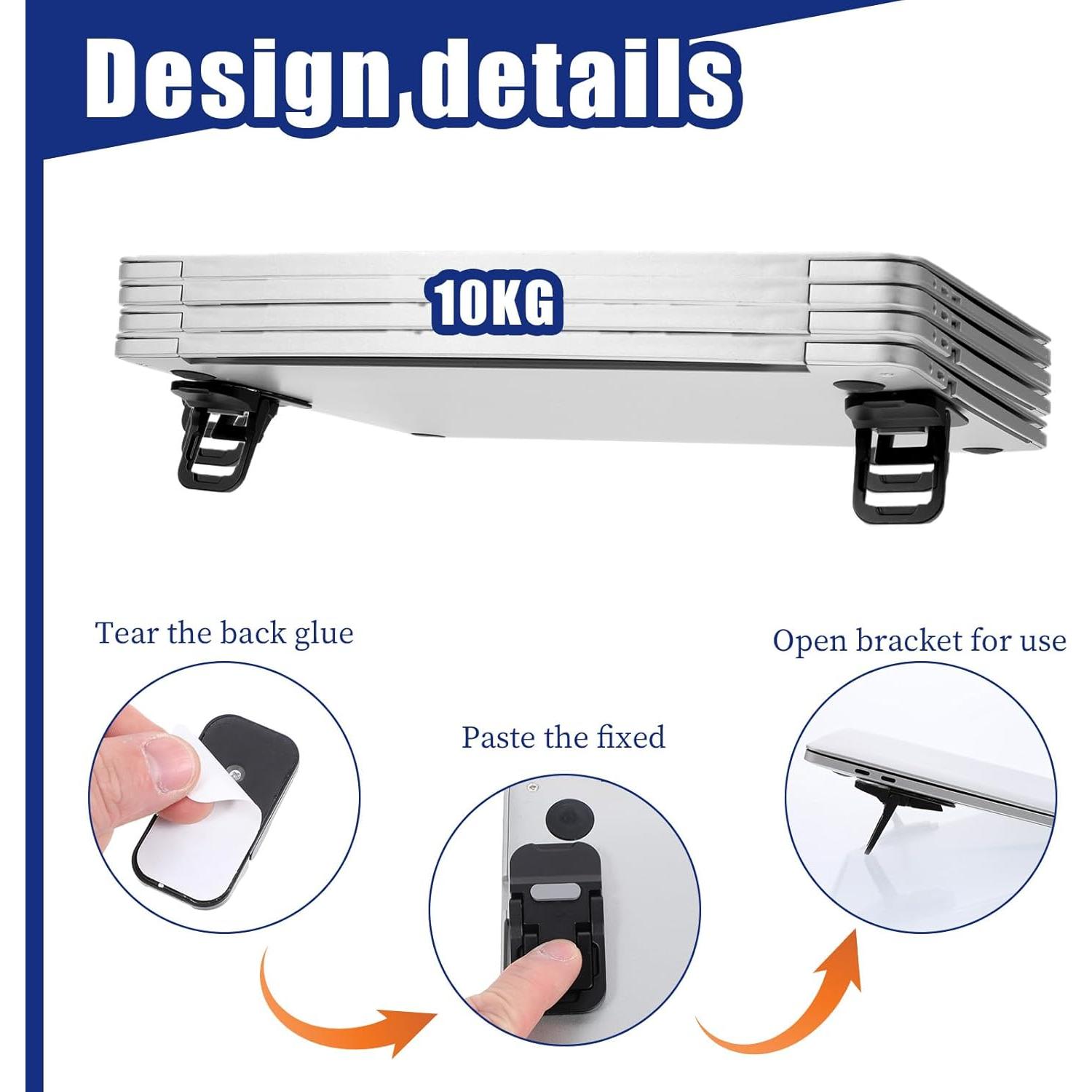 Soporte de Teclado Plegable Ergonómico Lnngub - 2 Pcs