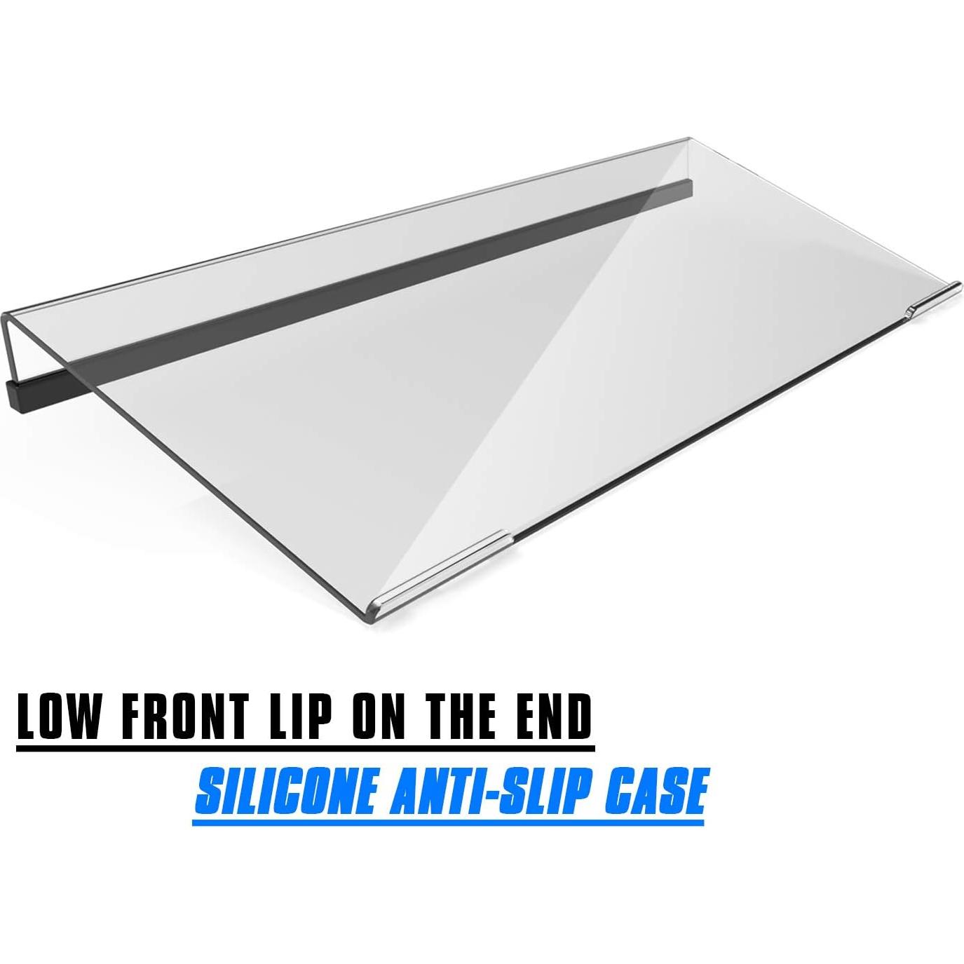 Soporte de Teclado Acrílico Richboom Compacto 30 cm Antideslizante