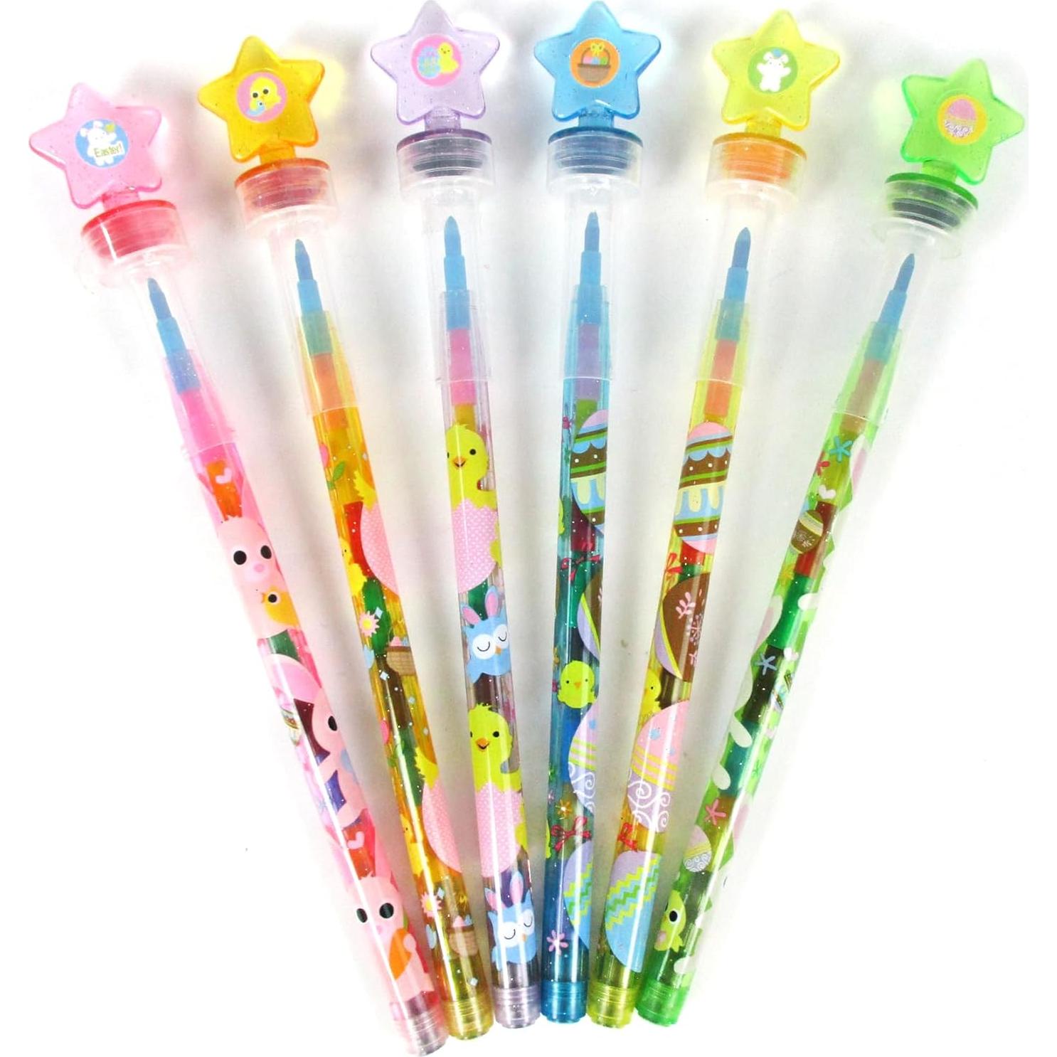 Crayones Apilables TINYMILLS 24 Pcs con Sello de Pascua