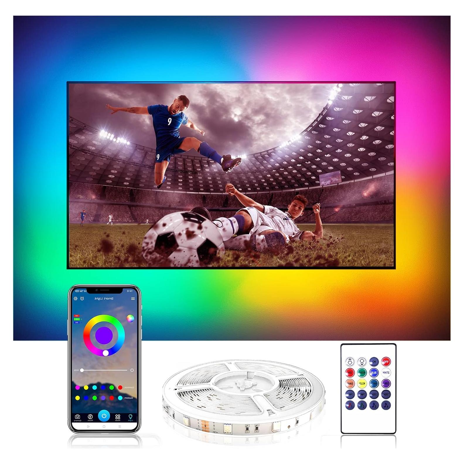 Luces LED para TV DAYBETTER 2.99m RGB Control APP Bluetooth