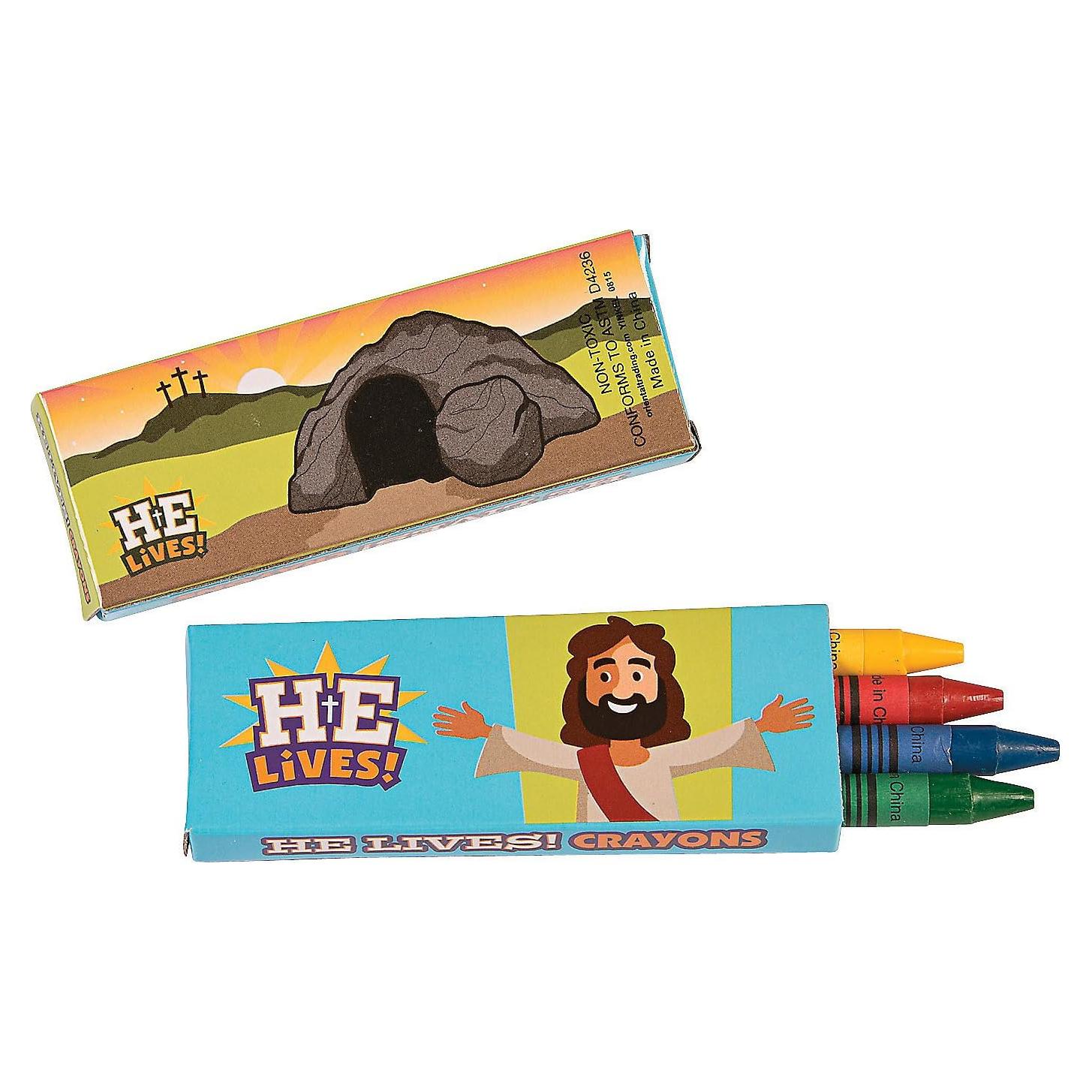 Crayones Religiosos de Pascua Fun Express - 24 Piezas