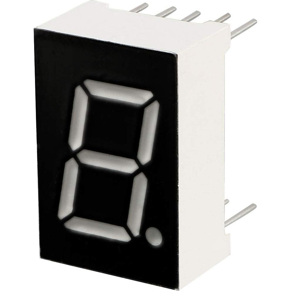 Tubo LED Digital 7 Segmentos uxcell 1 Bit Rojo 4 Pcs