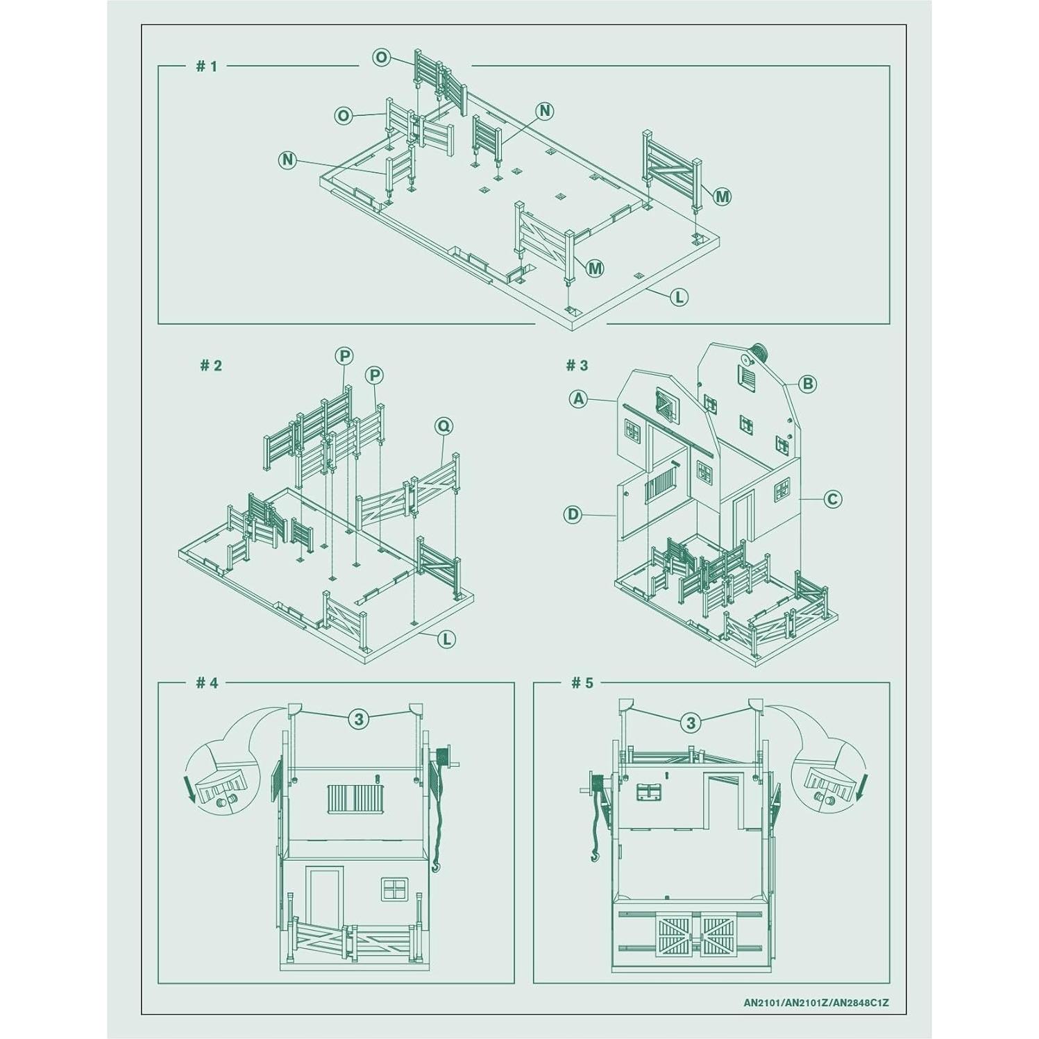 Granero de Madera Terra By Battat - 20 Piezas para Niños