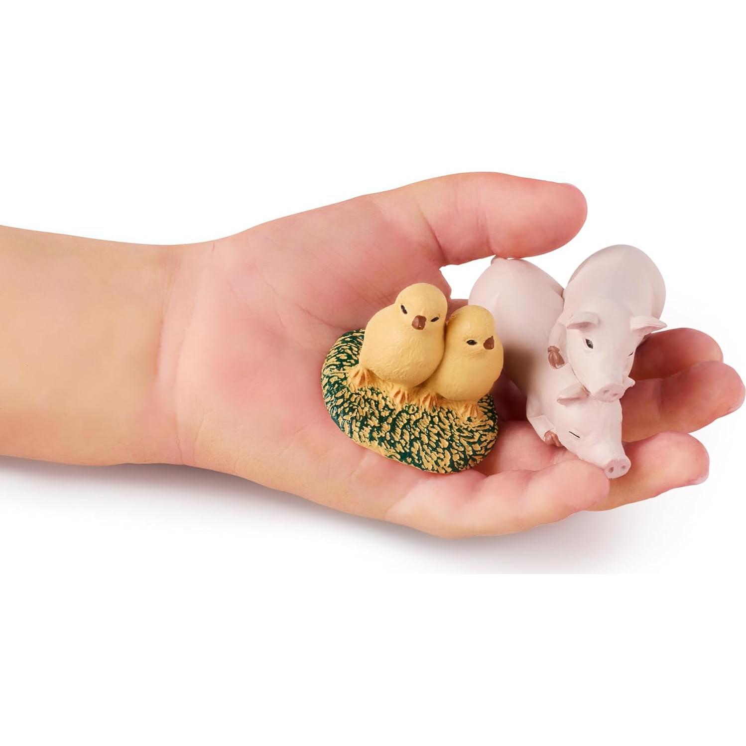 Set de Animales de Granja Terra by Battat - 12 Piezas Realistas