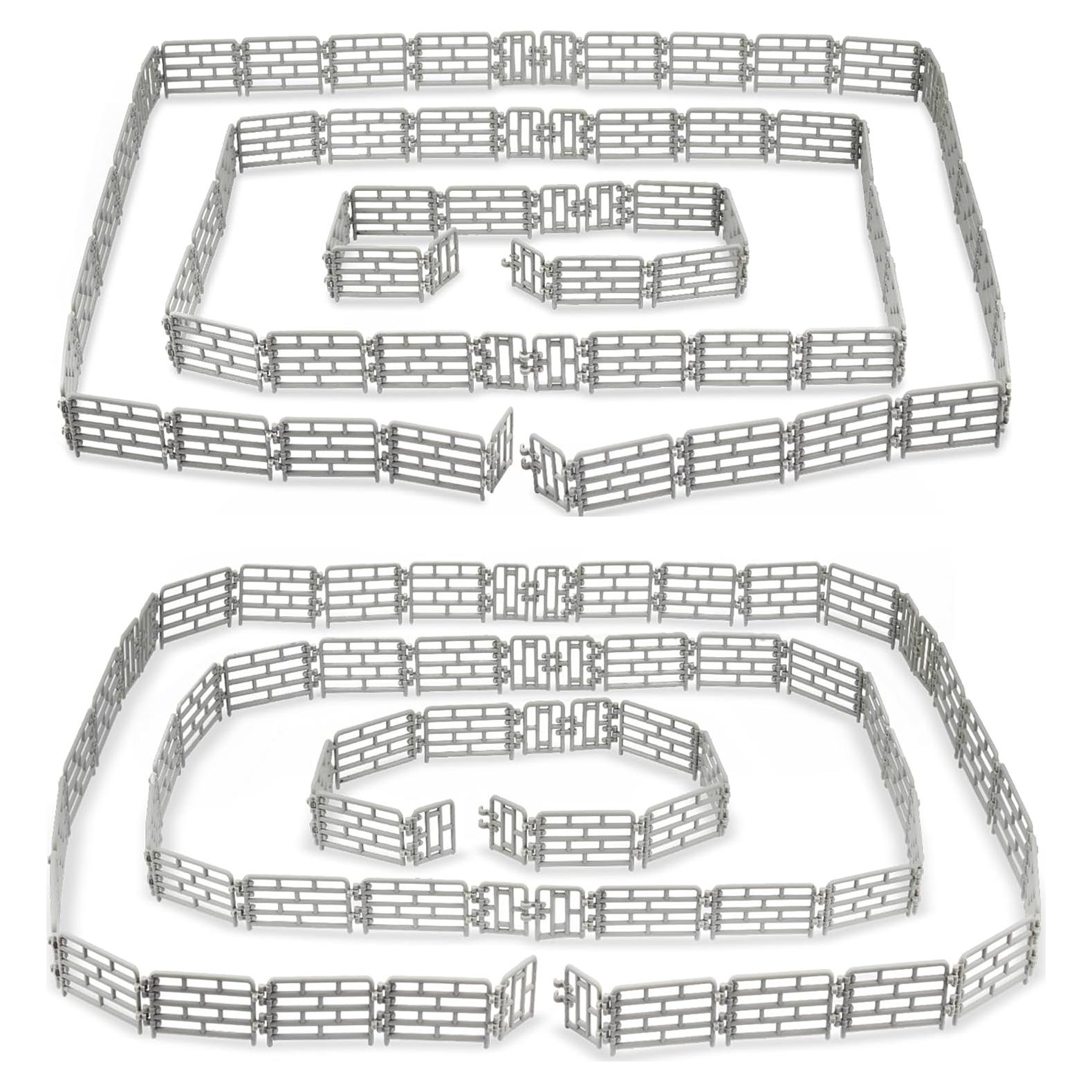 Toymany 64 Piezas Mini Juguetes Cerca para Animales de Granja