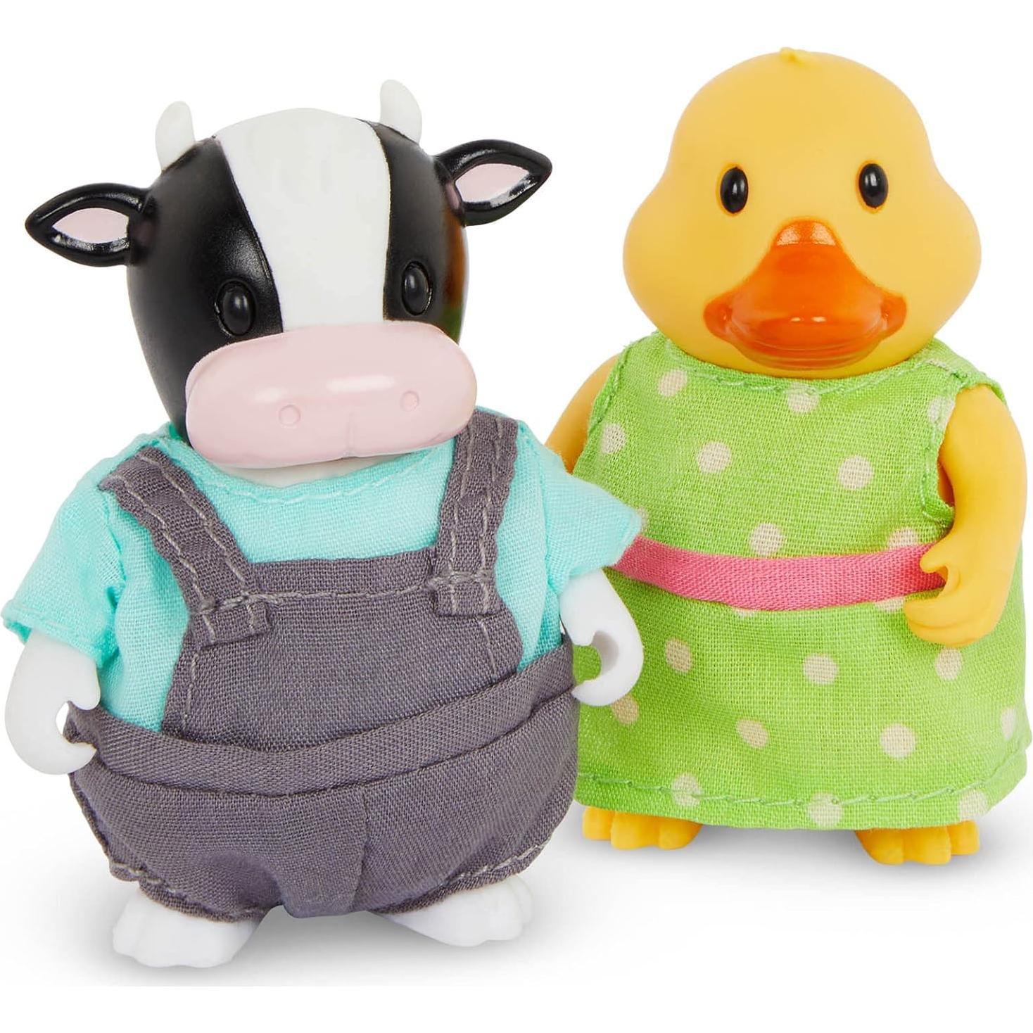 Conjunto de Granja Li'l Woodzeez - 4 Figuras de Animales