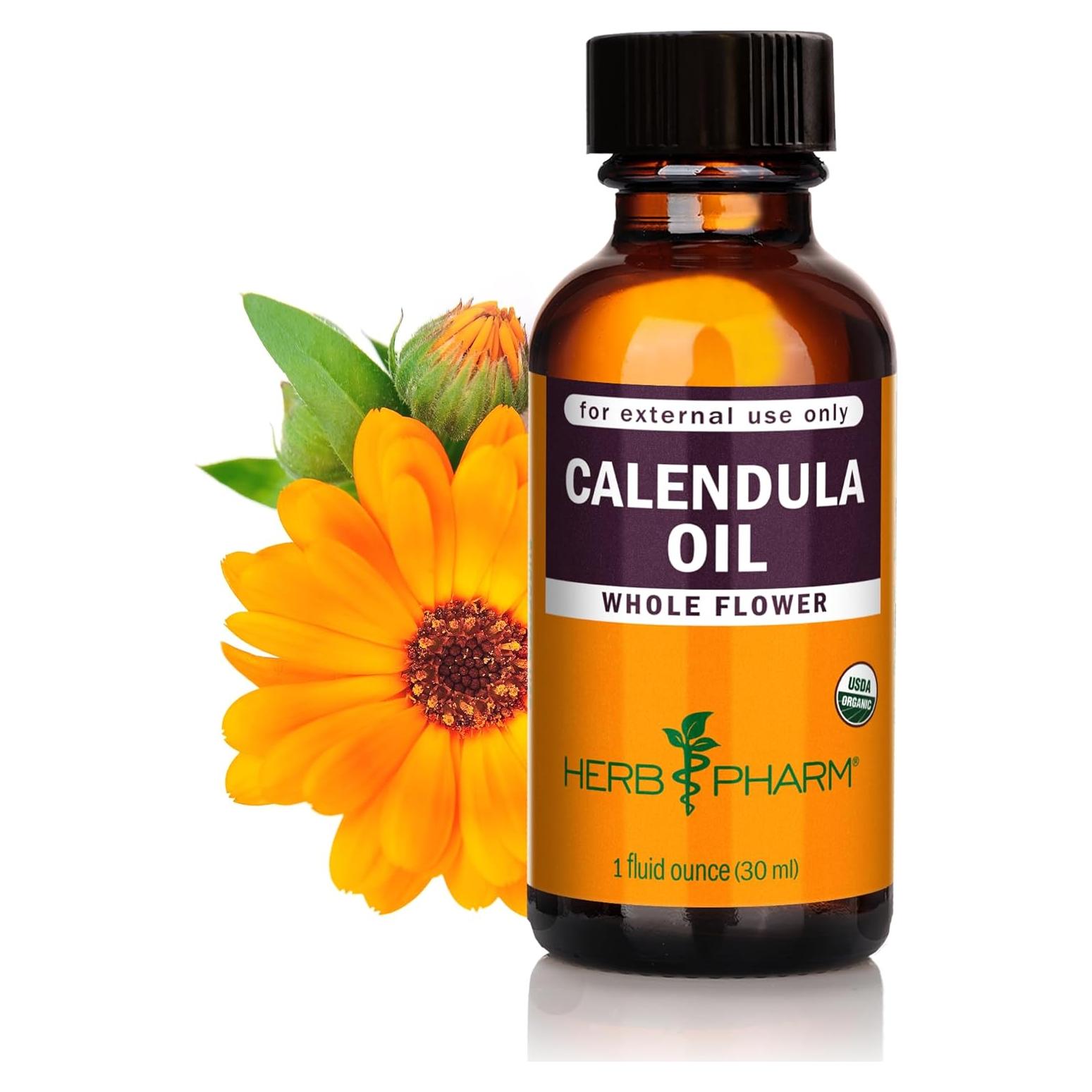 Aceite de Caléndula Orgánico Herb Pharm 30 ml - Uso Tópico