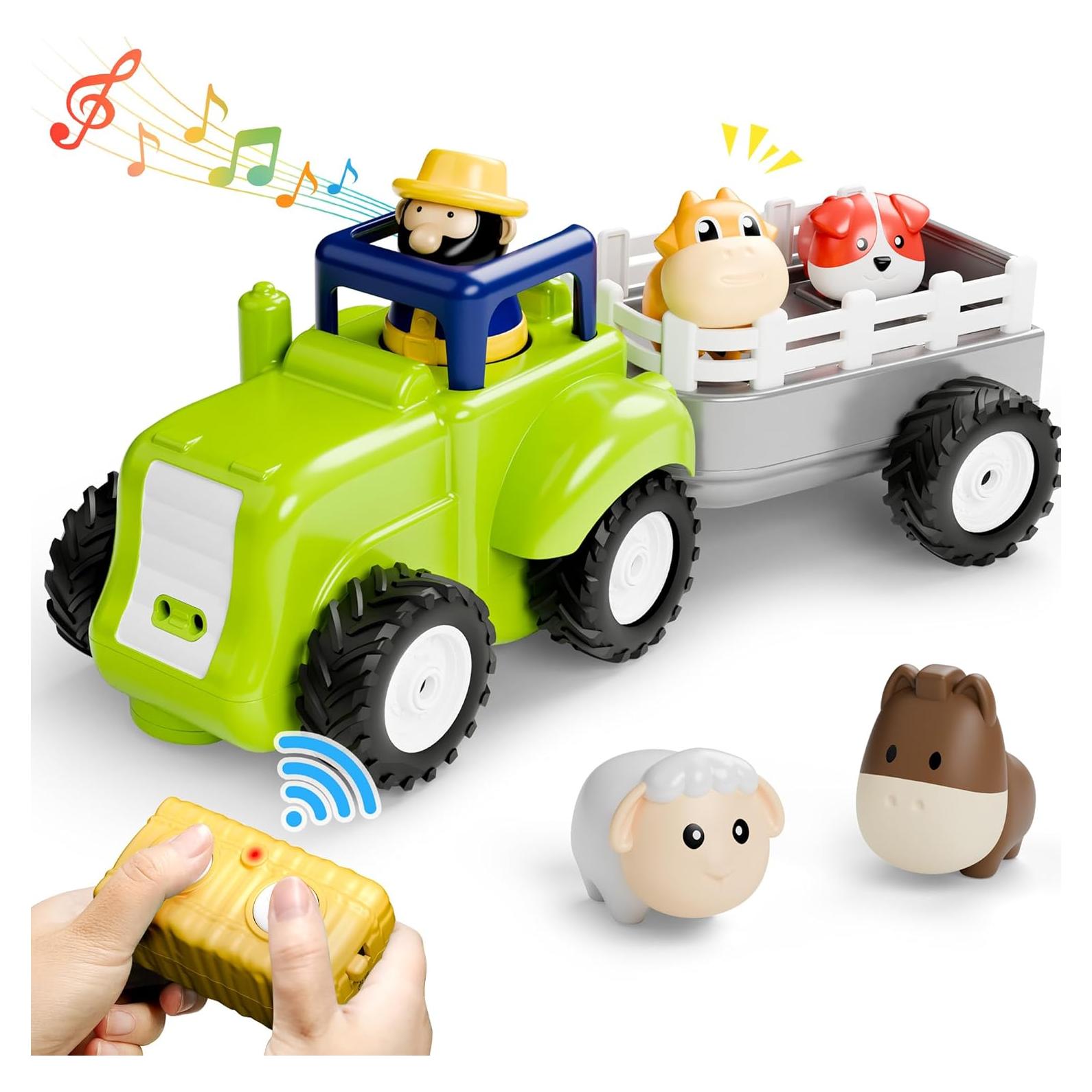 Tractor de Granja iPlay, Control Remoto para Bebés 0.69 kg
