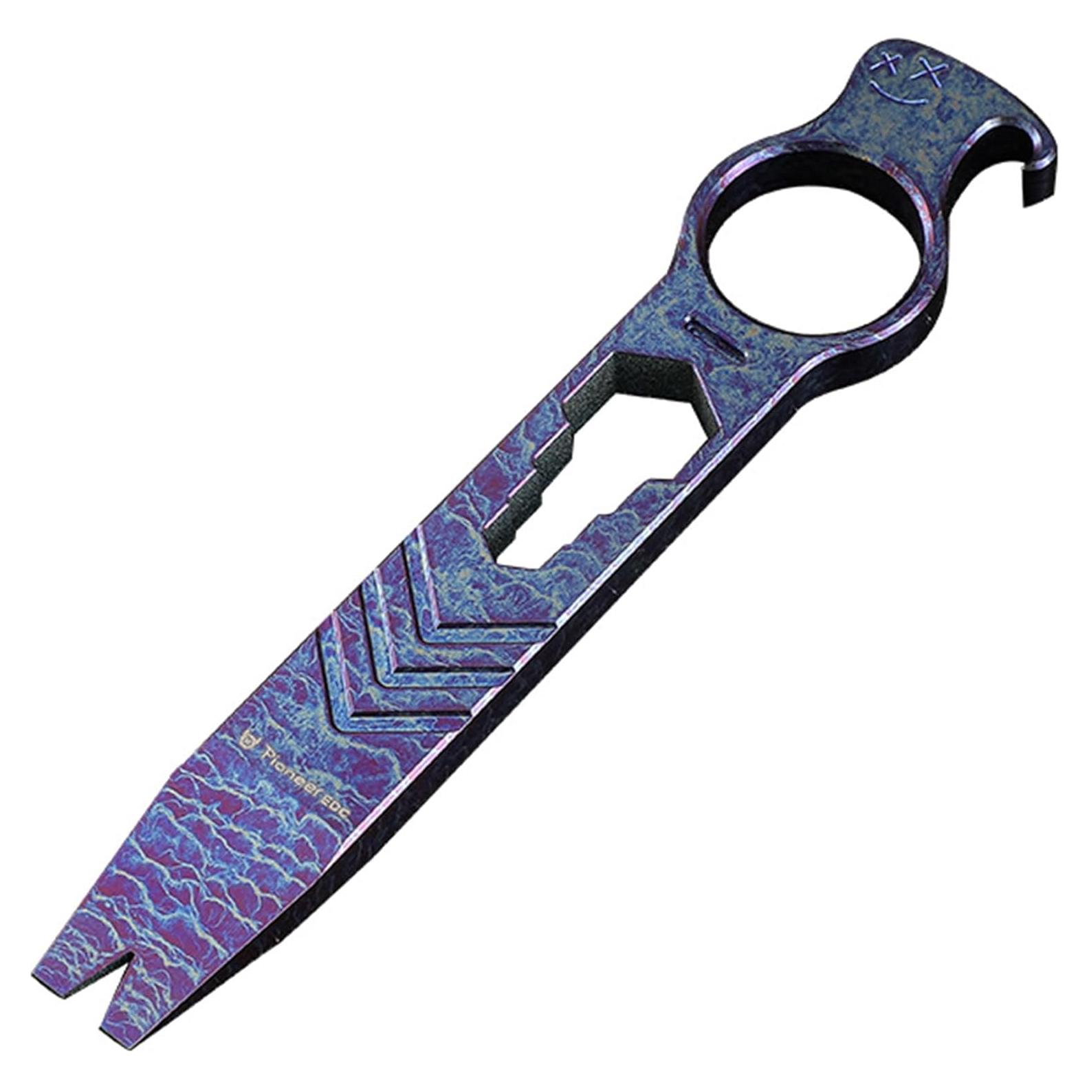 Barra de Palanca EDC Hamans de Titanio 140mm Multiuso