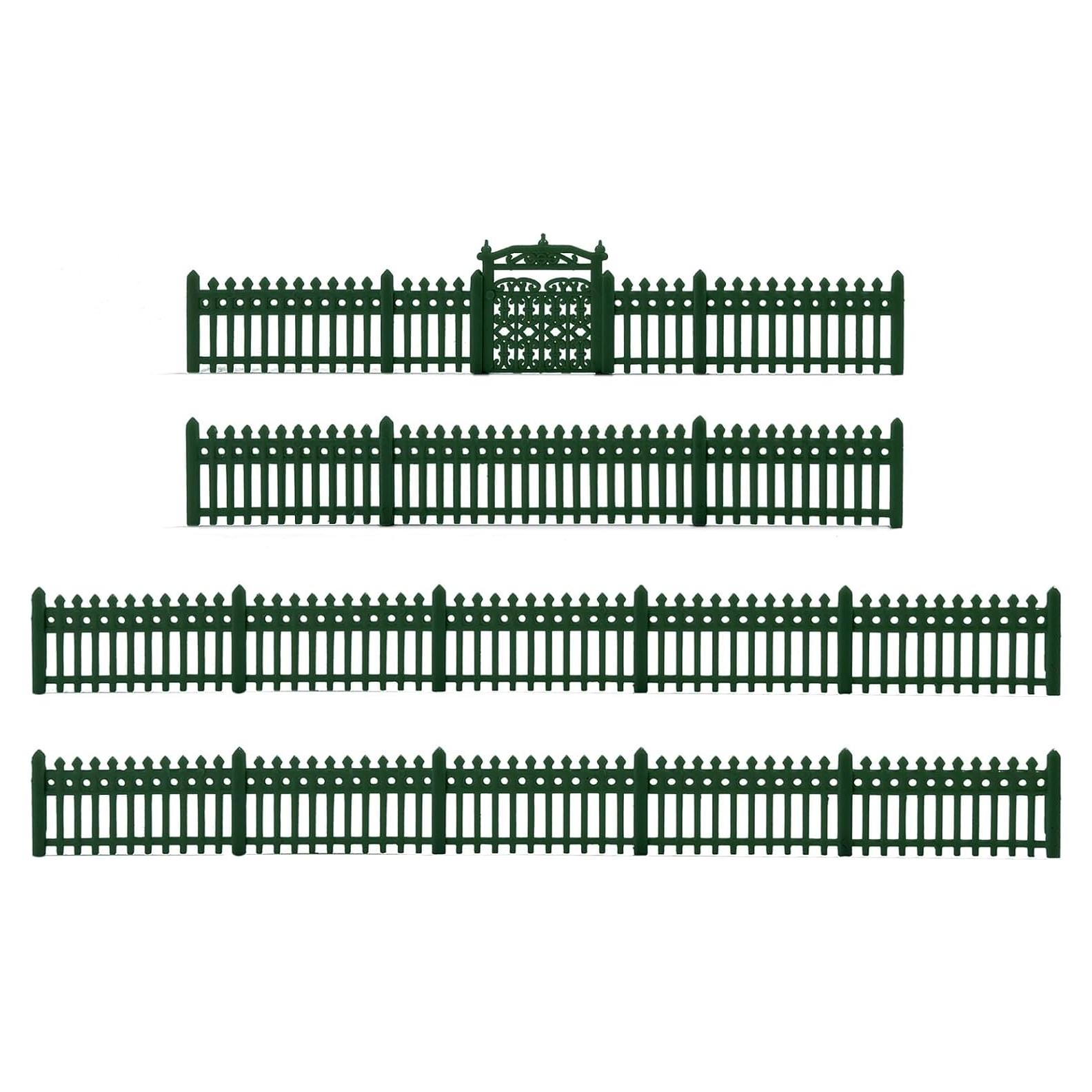 Cercas Modelo Escala N EVEMODEL Estilo A-Verde 1:160